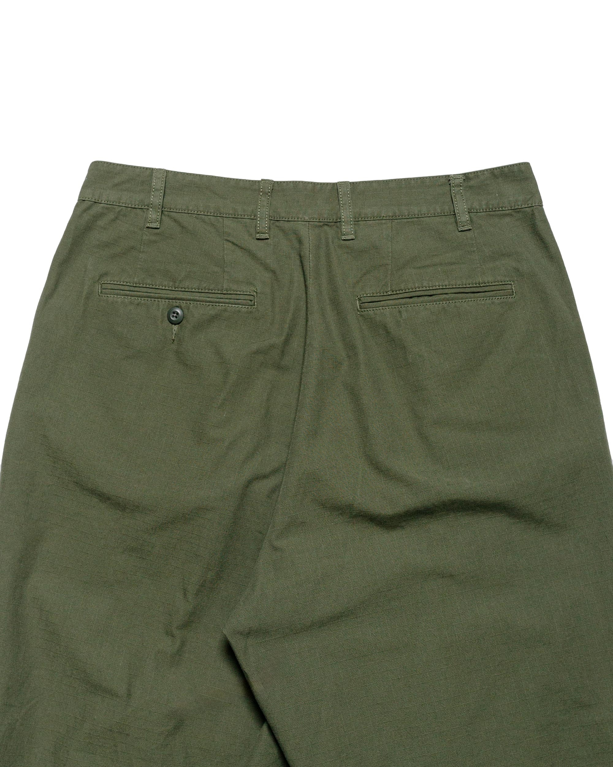 Lost & Found 2Pleats Cotton Ripstop Olive - 7