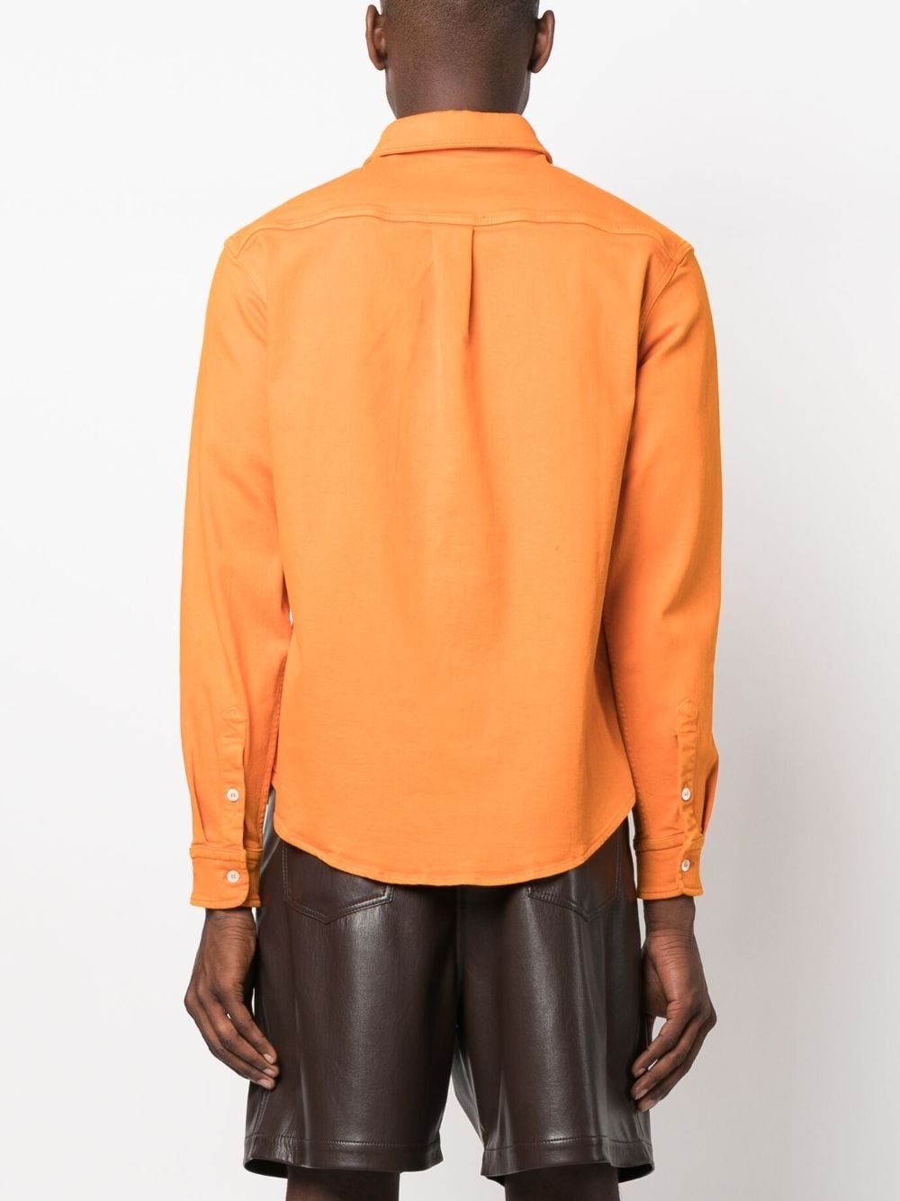 long-sleeved cotton shirt - 4