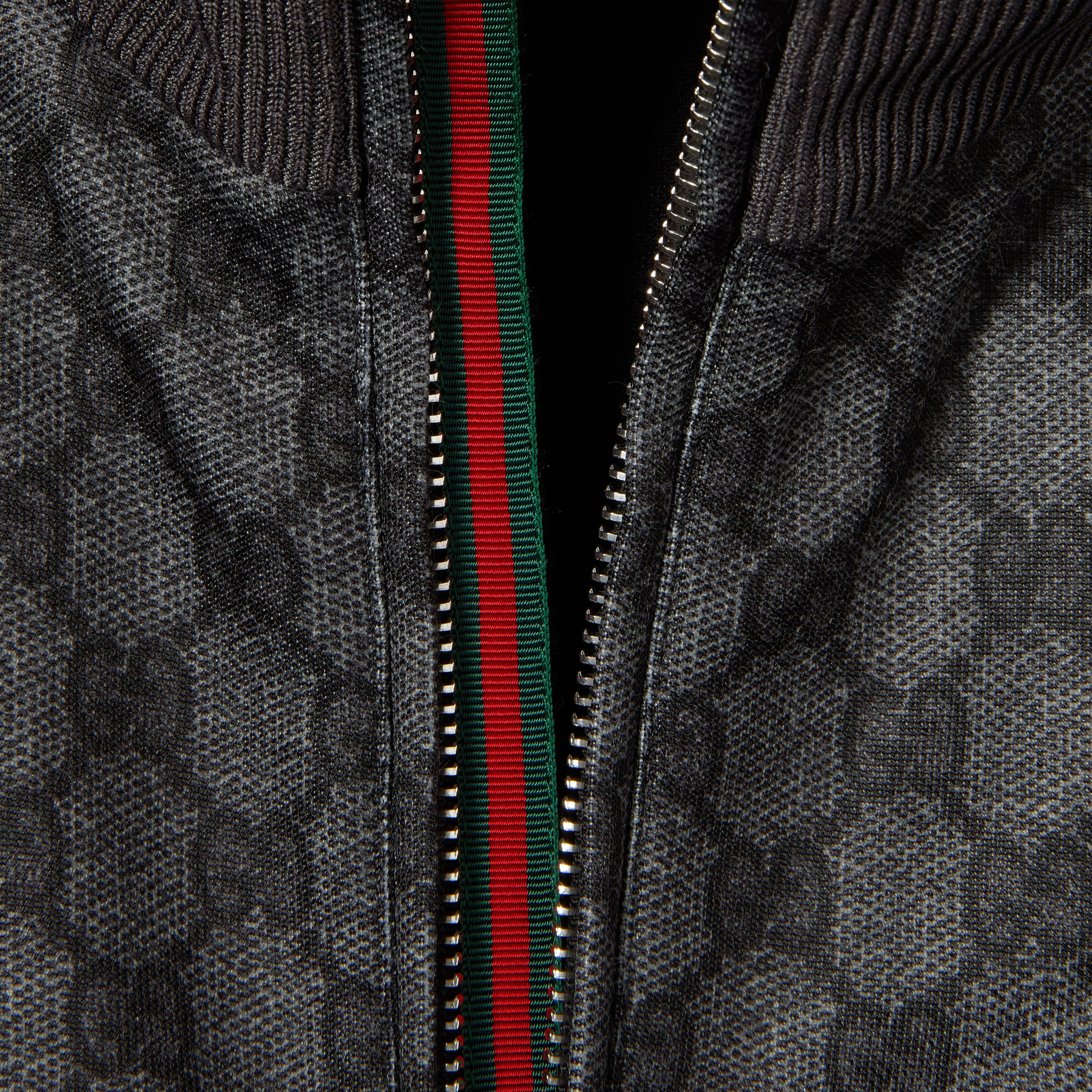 Printed technical jersey zip sweatshirt - 7