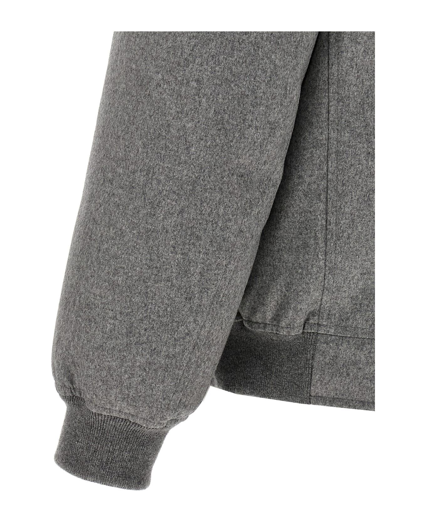 Sherling Neck Bomber Jacket - 4