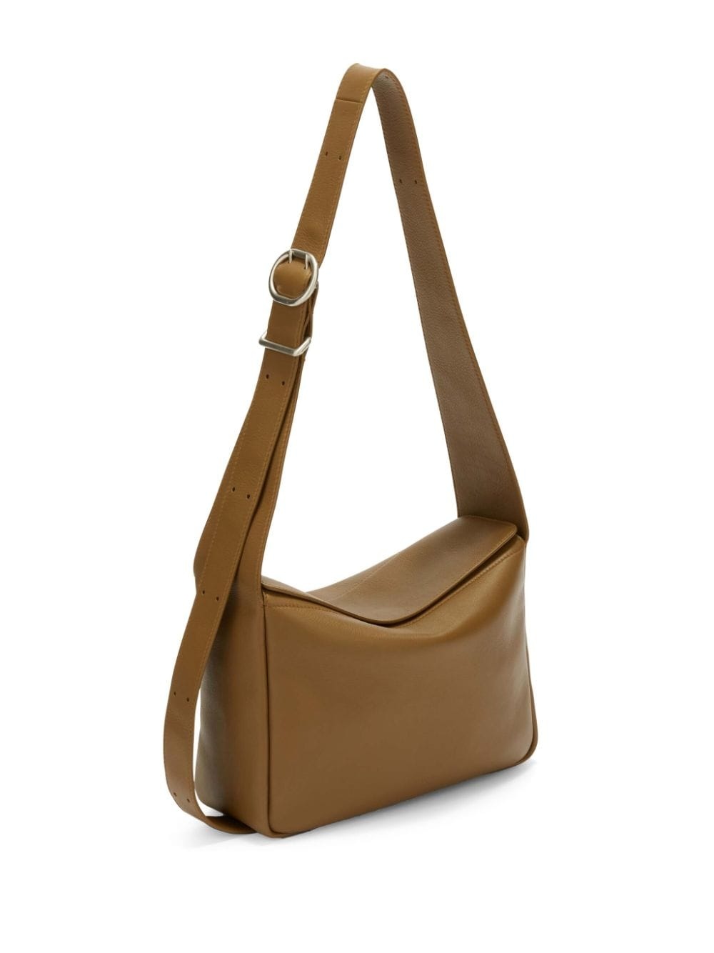adjustable-strap leather shoulder bag - 3