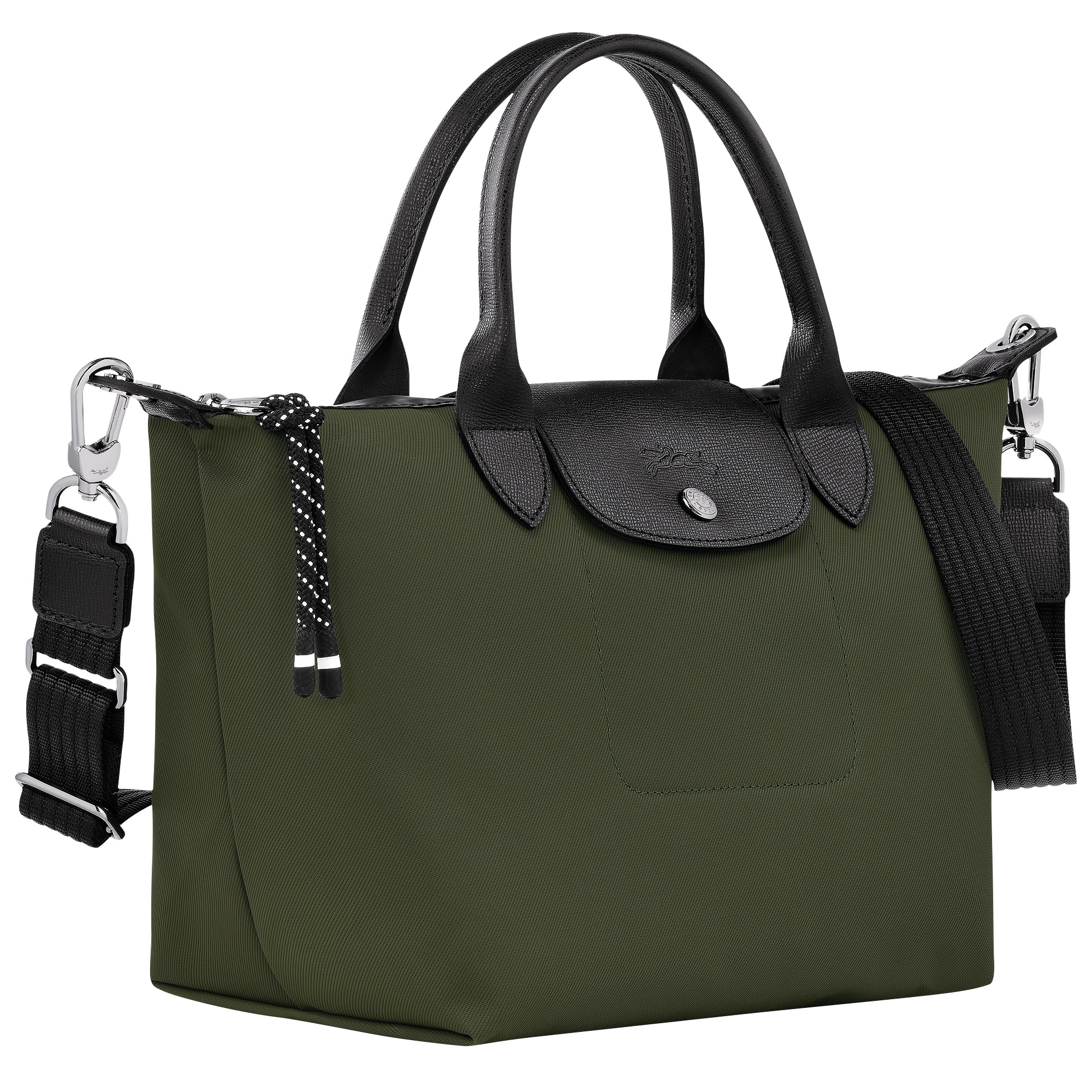 Le Pliage Energy S Handbag Khaki - Recycled canvas - 3