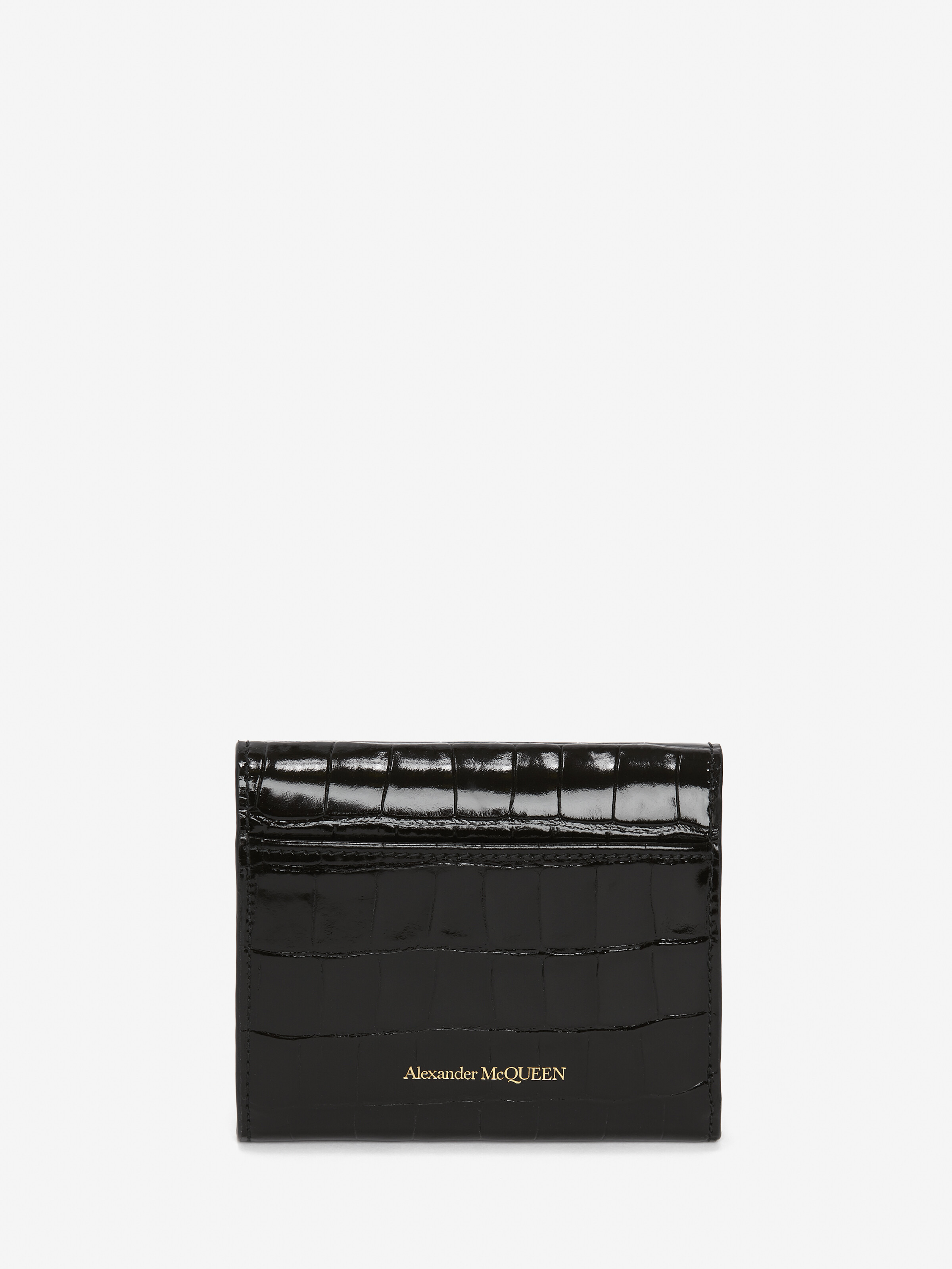 Women's Trifold Wallet in Black - 3