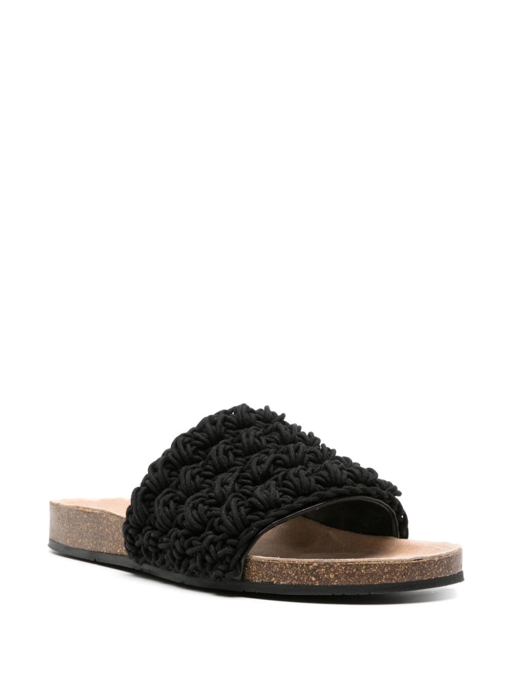 crochet-detailed slides - 2