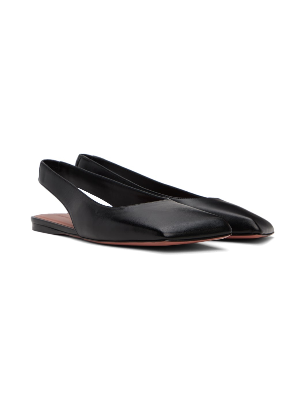 Black Ane Ballerina Flats - 4