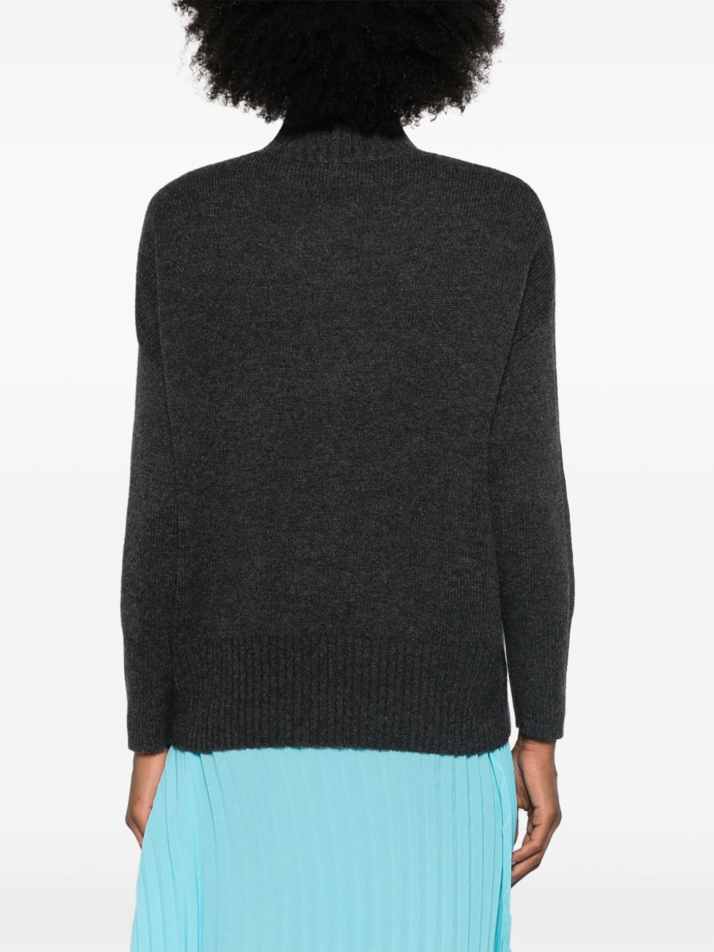 mock-neck cashmere sweater - 4