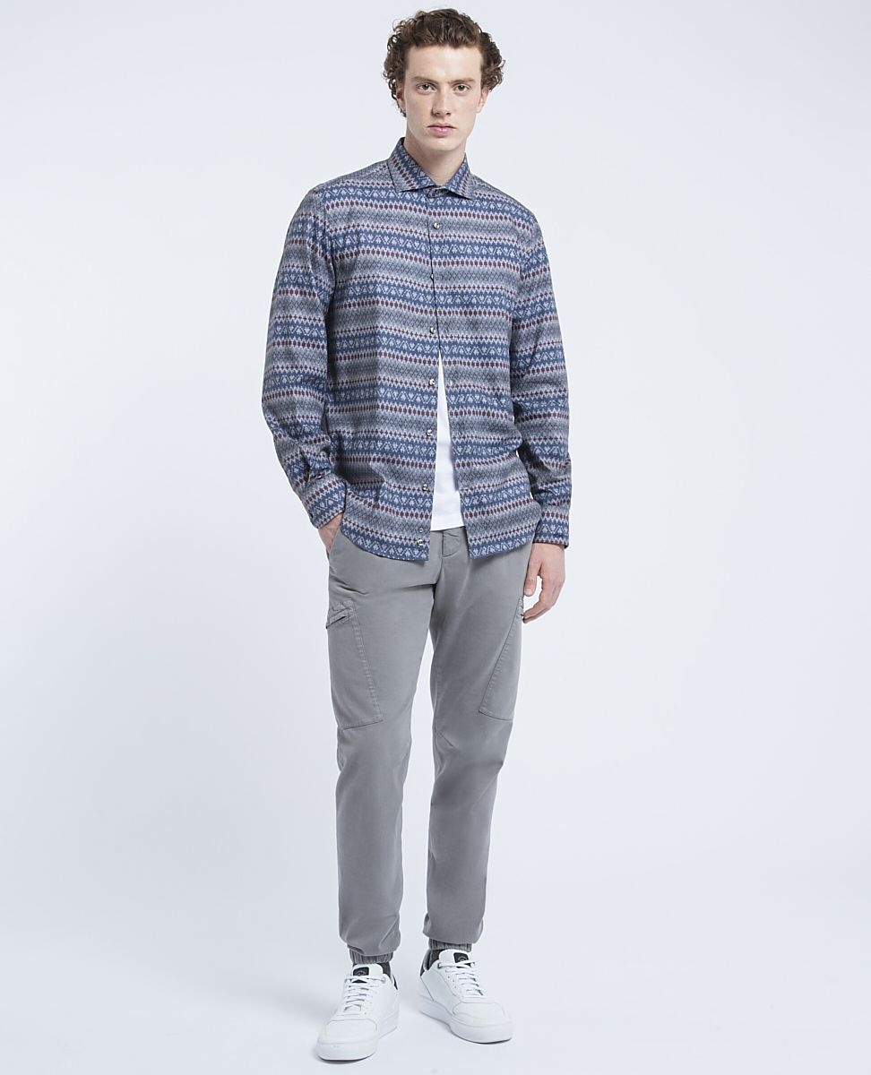 Printed cotton twill Shirt - 3