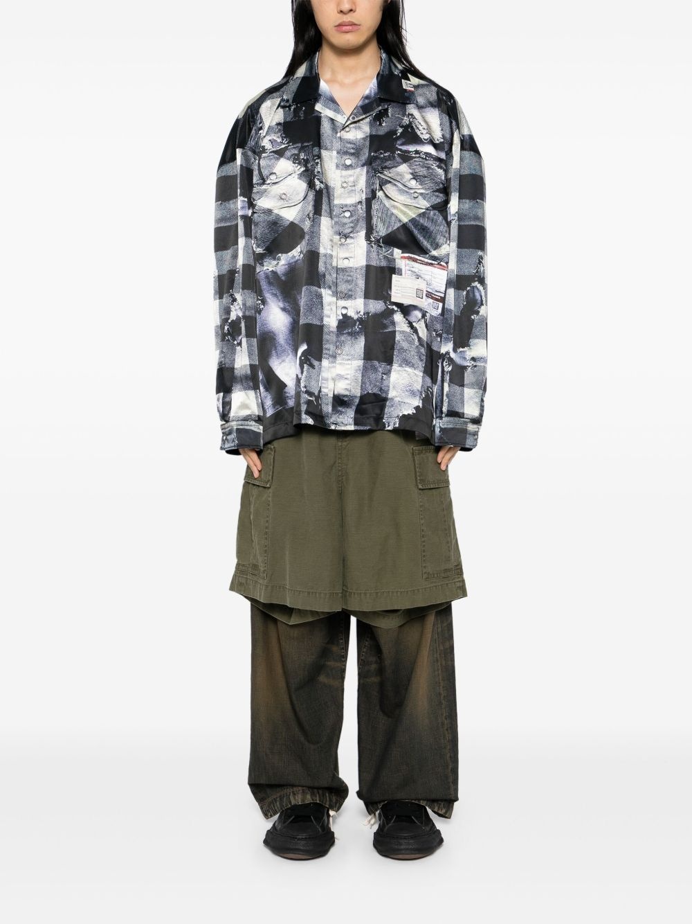 all-over graphic print shirt - 2