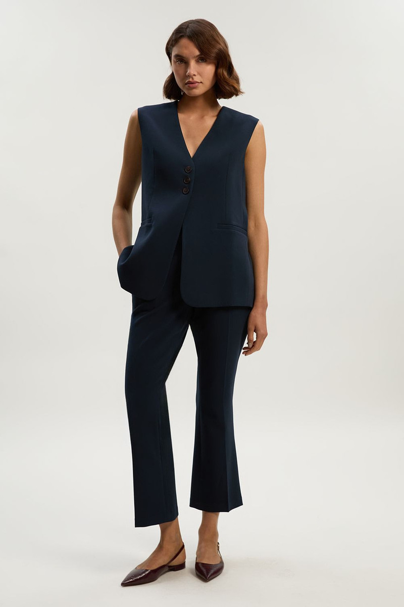 Compact Essential Tailored Slim Leg Trouser 1