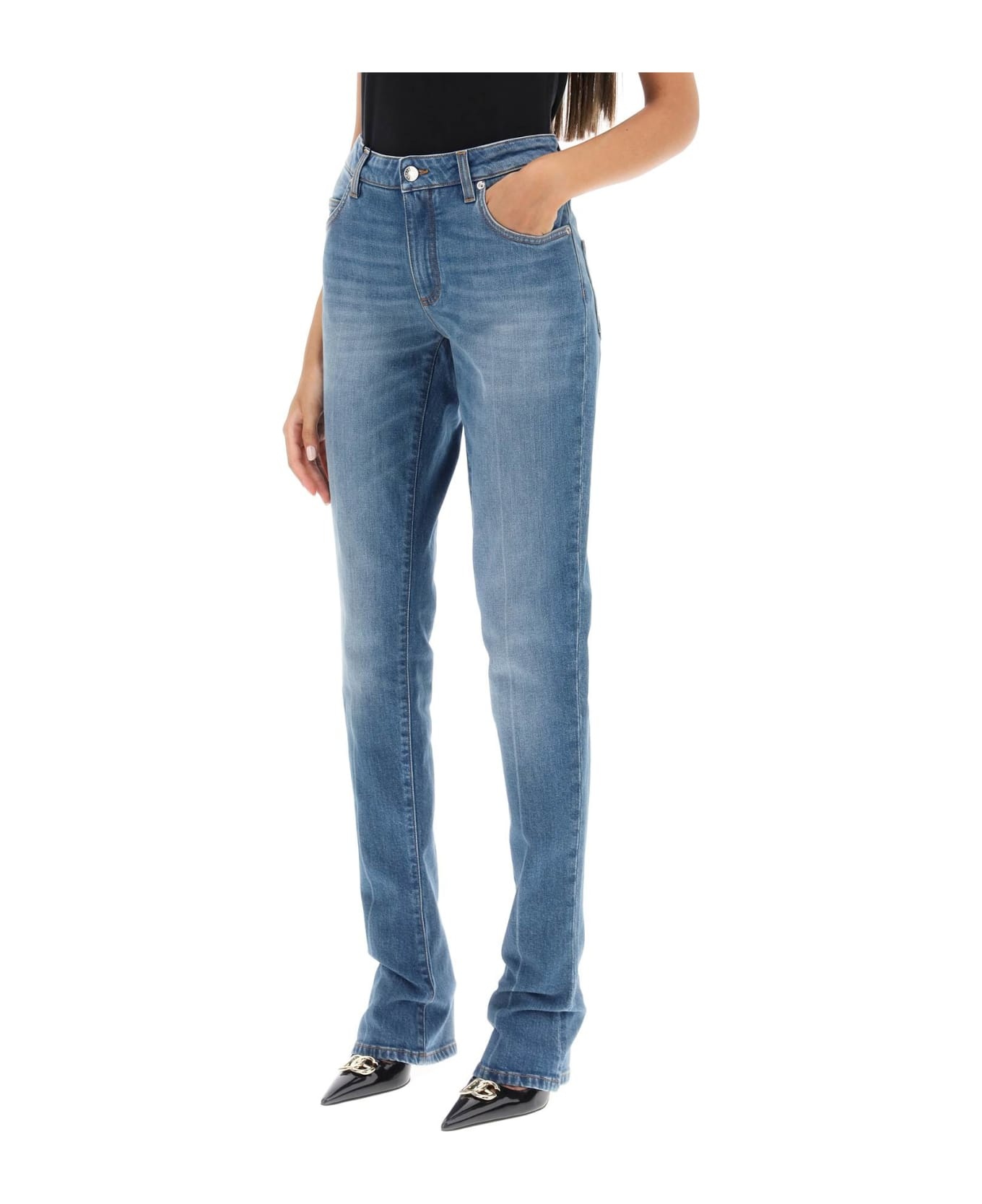 Low Rise Trumpet Jeans - 3