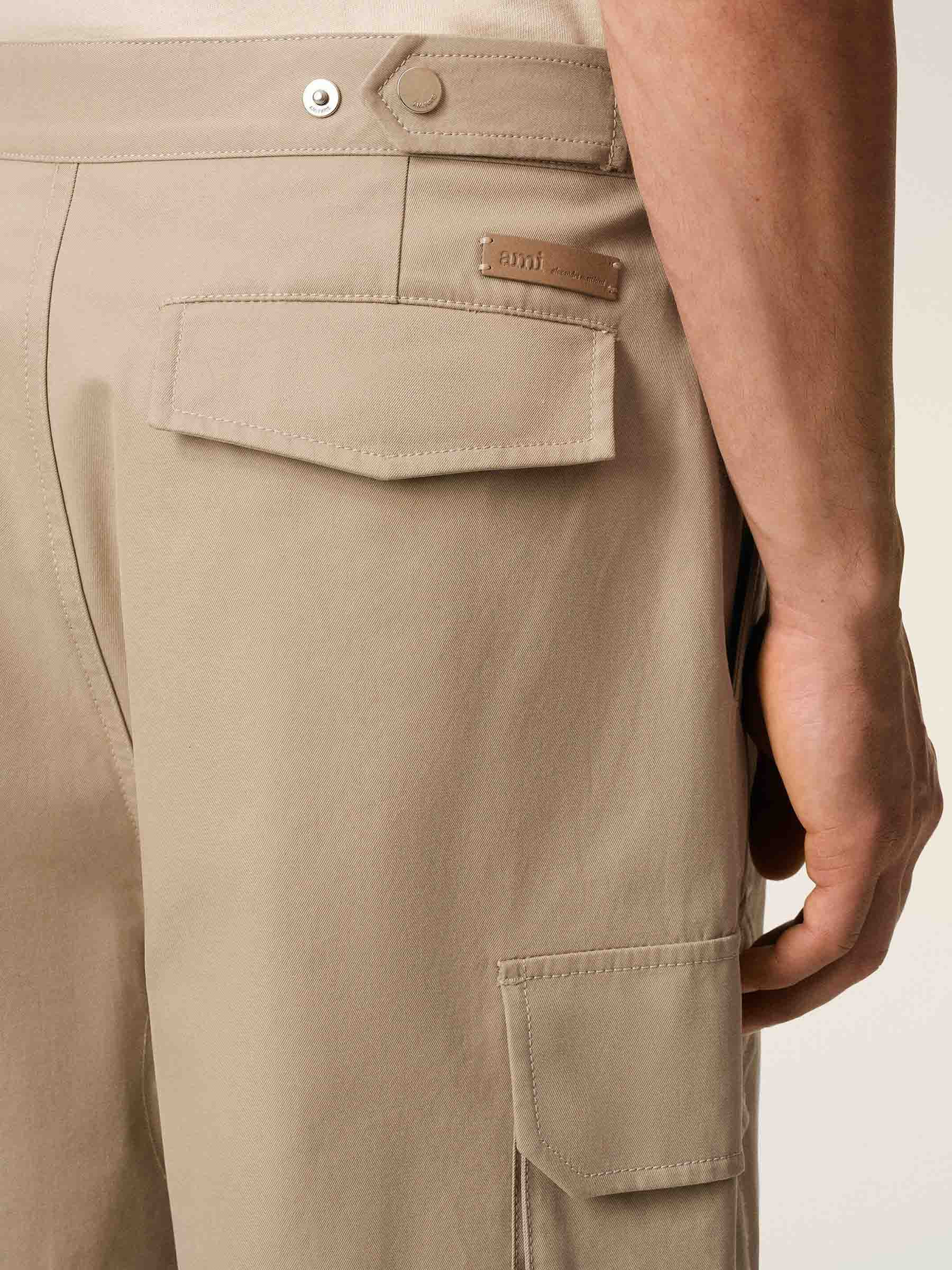 CARGO COTTON PANTS - 5