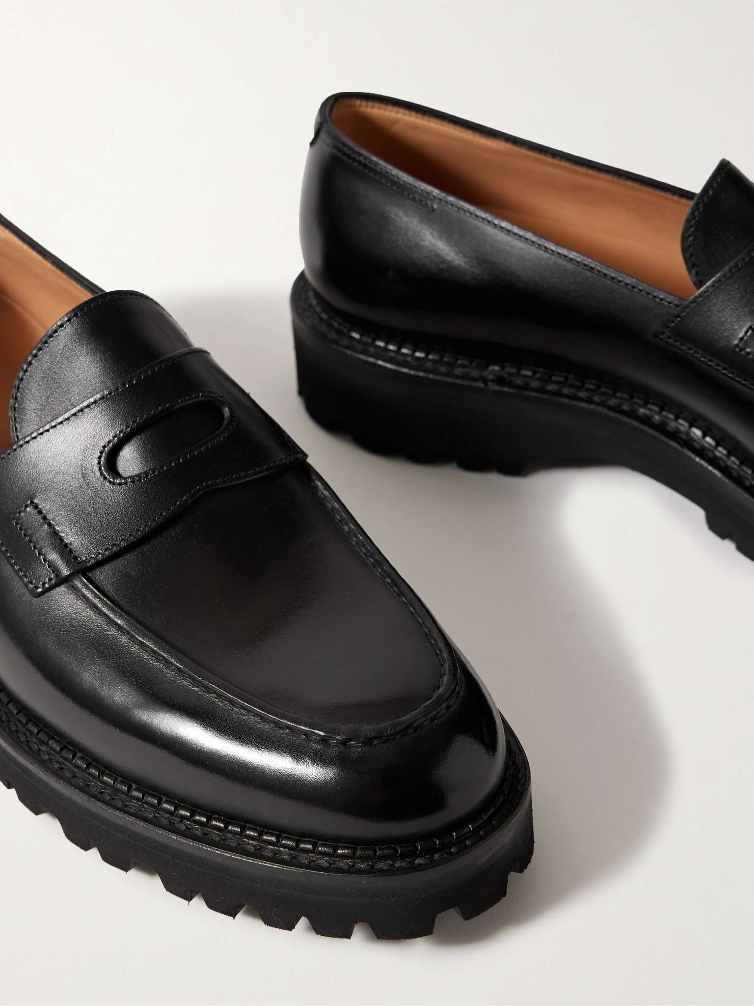 Lopez Leather Penny Loafers - 6