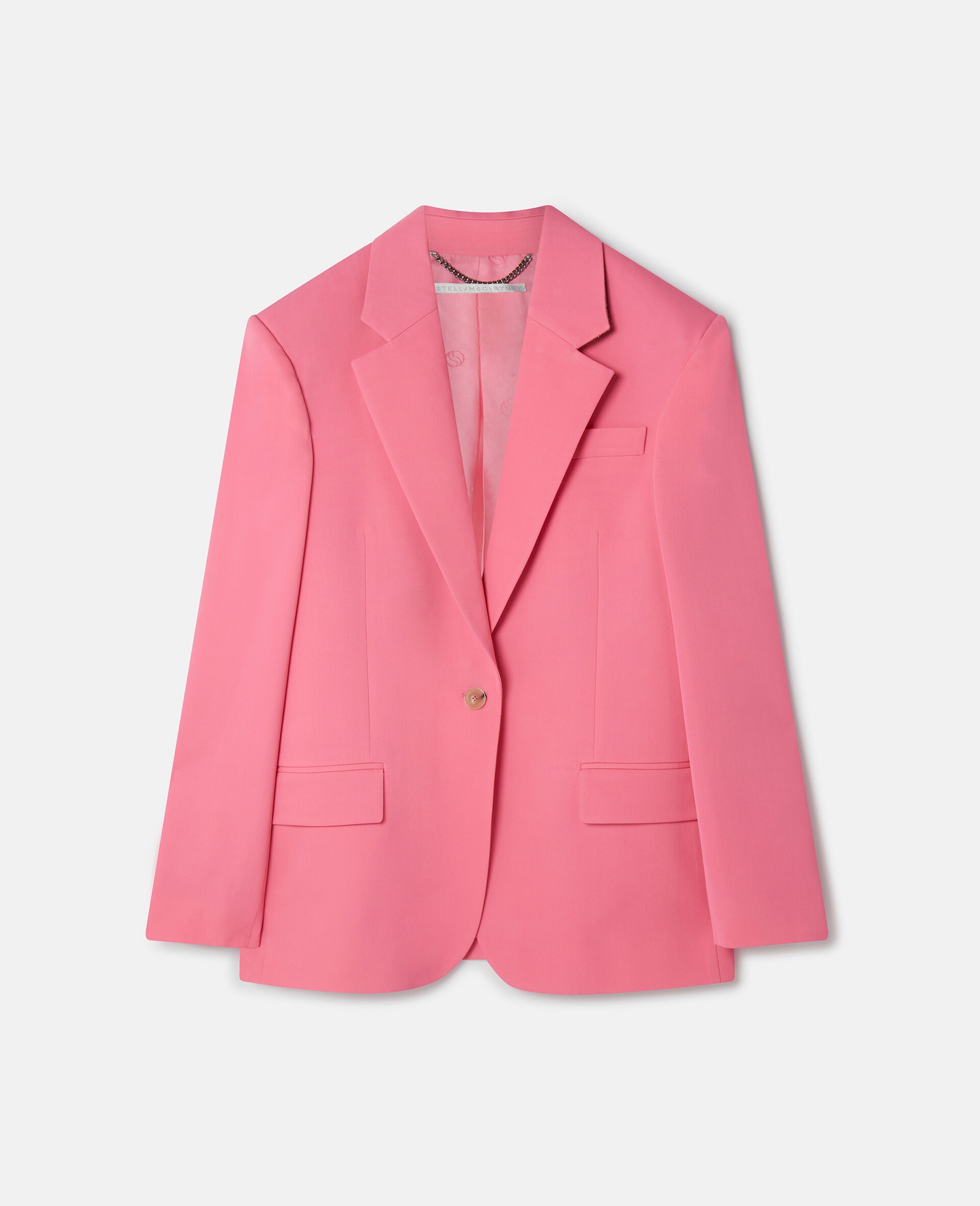 Wool Single-Breasted Blazer - 1