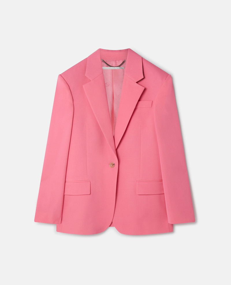 Wool Single-Breasted Blazer 1