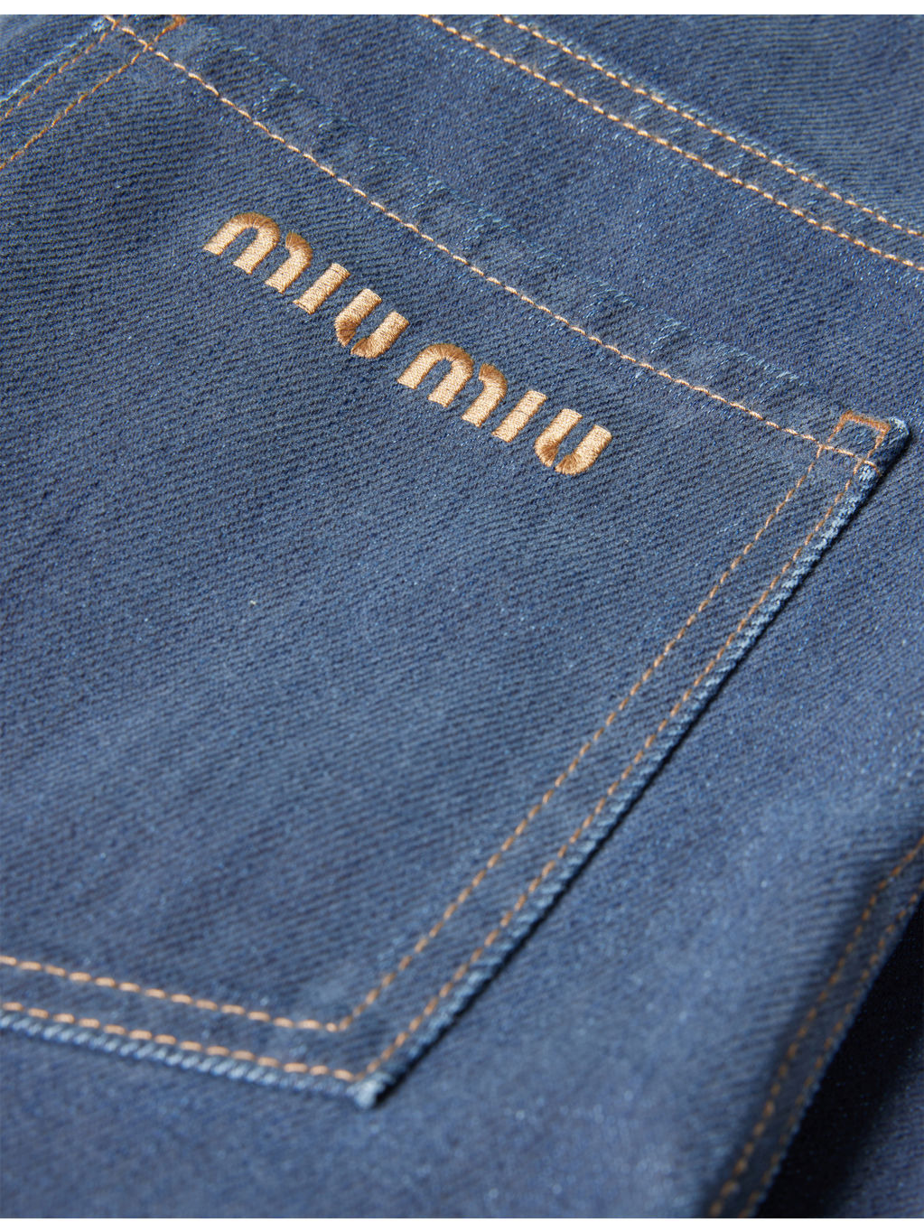 Embroidered-Logo Straight-Leg Denim Jeans - 6