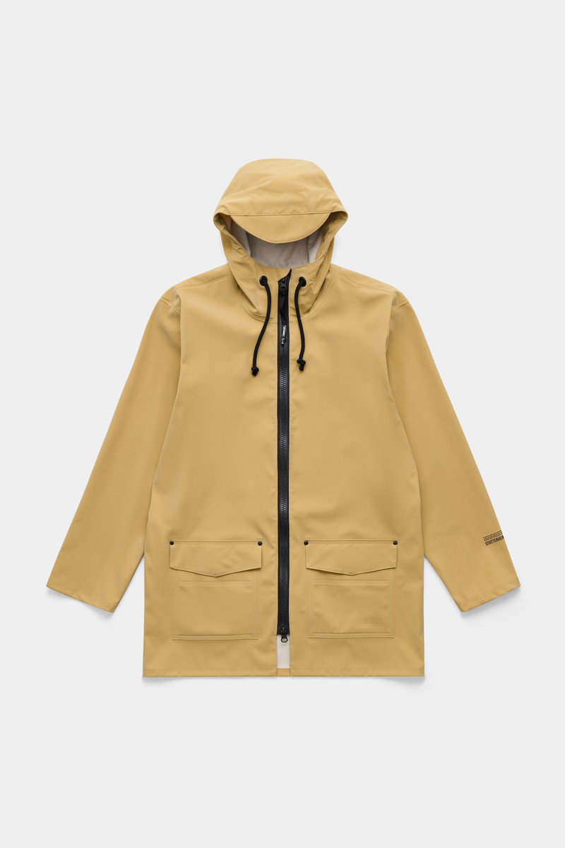 Stockholm Patch Raincoat Sand 5