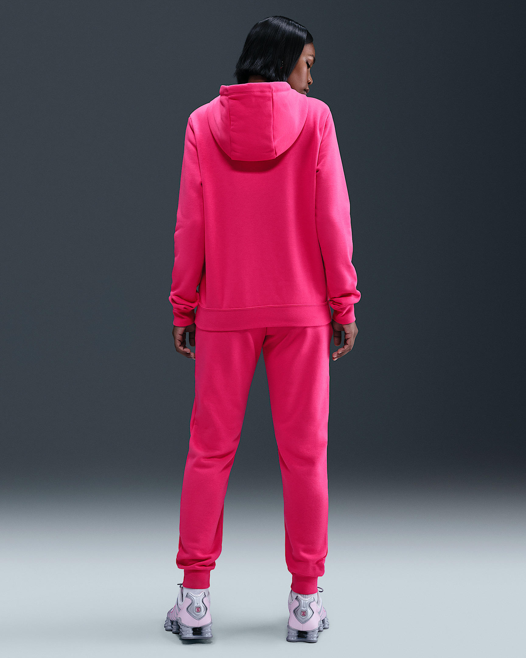 Nike Sportswear Club Fleece Women's Mid-Rise Graphic Pants - 4