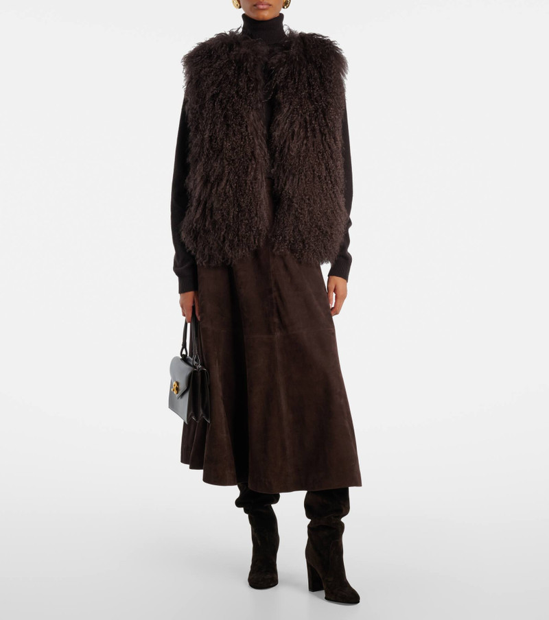 Yves Salomon Shearling vest outlook
