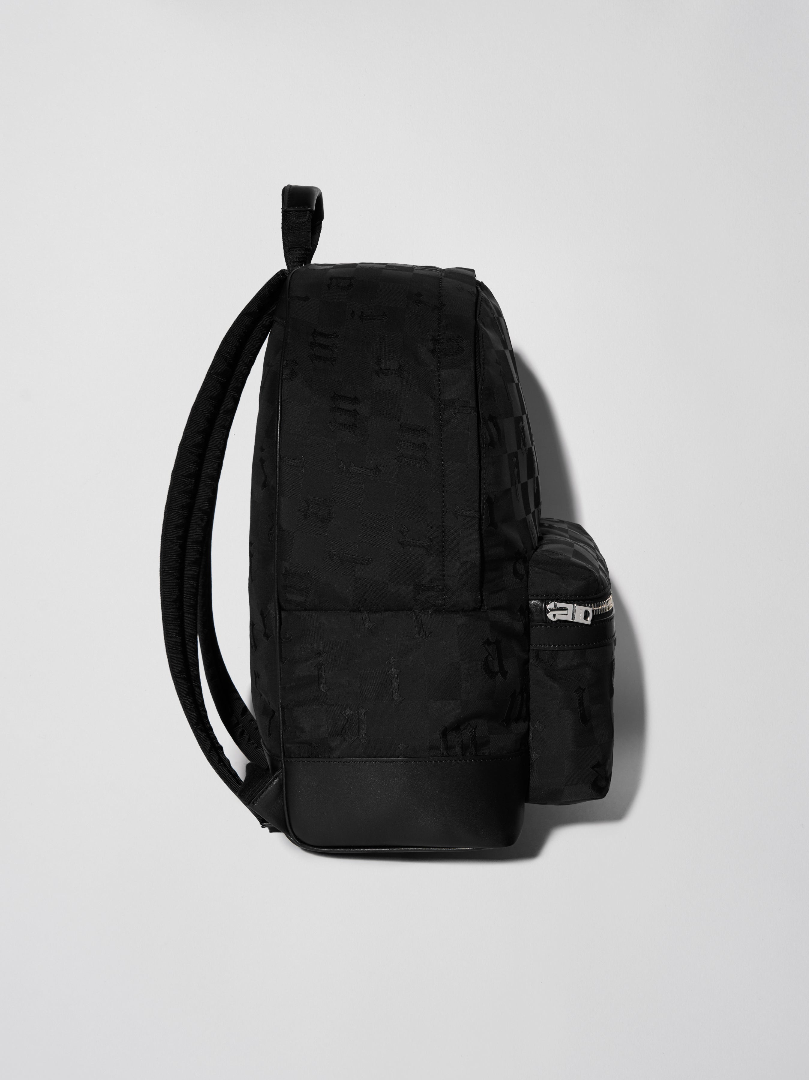 NYLON JACQUARD BACKPACK - 3