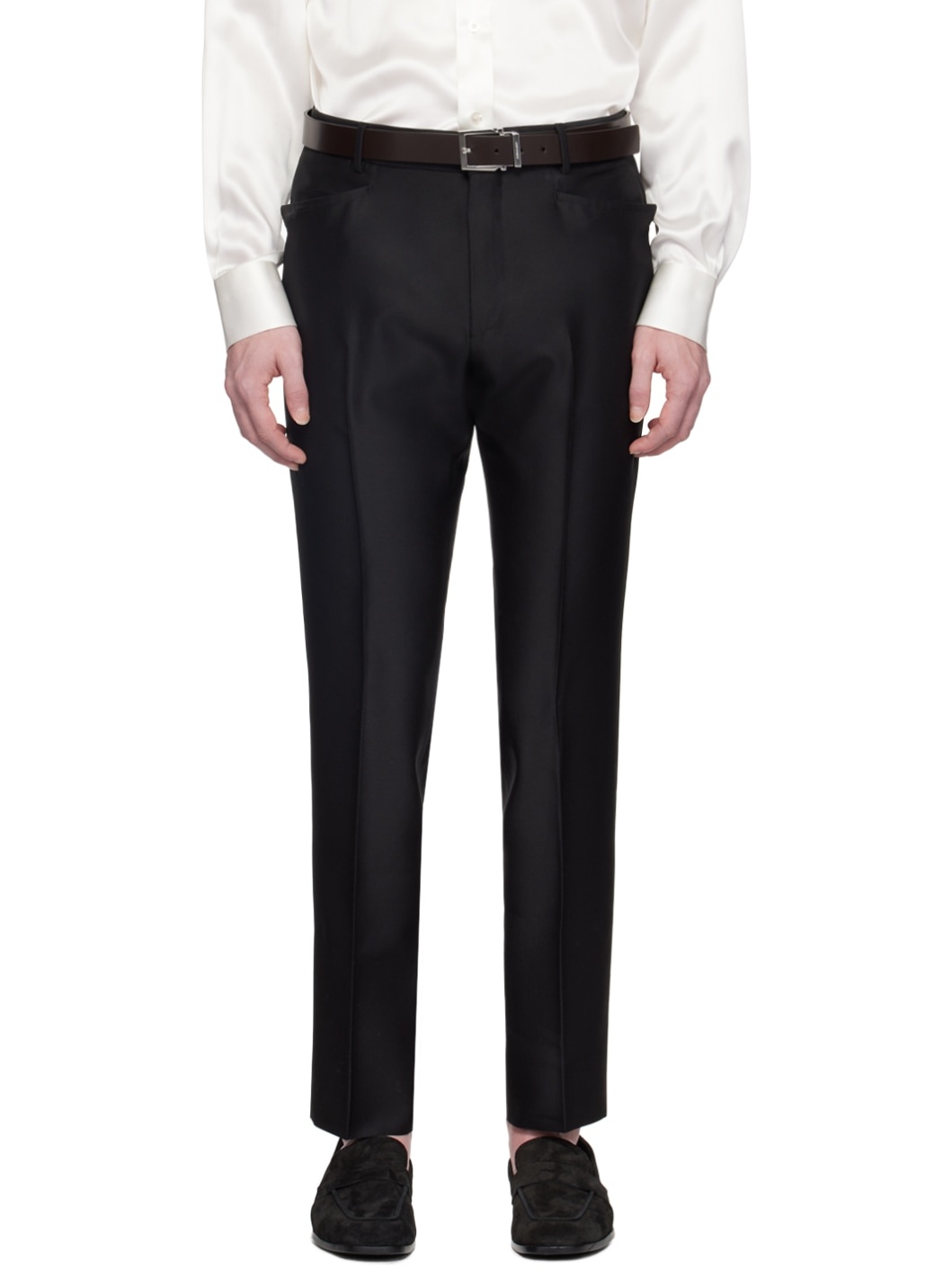 Black Atticus Trousers - 1