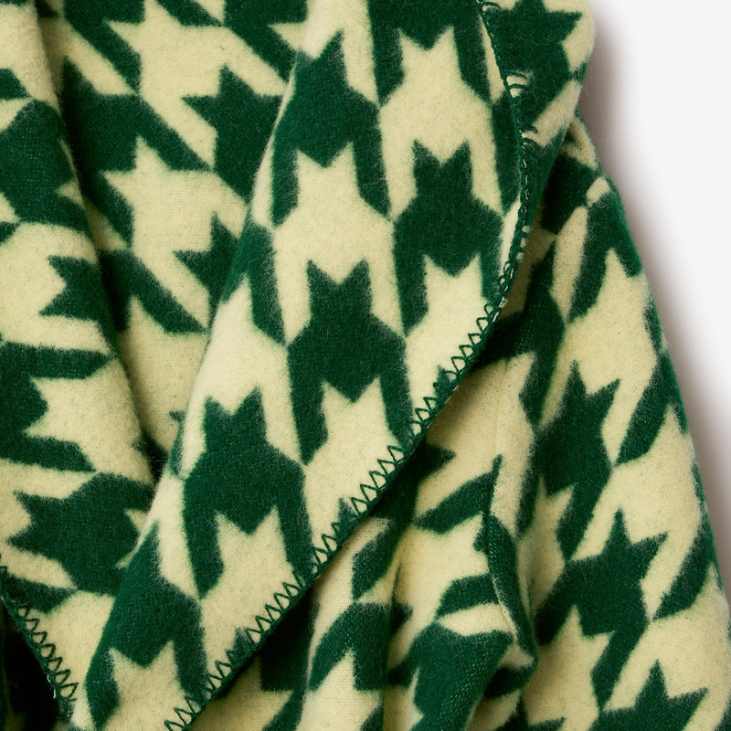 Houndstooth Wool Robe 9