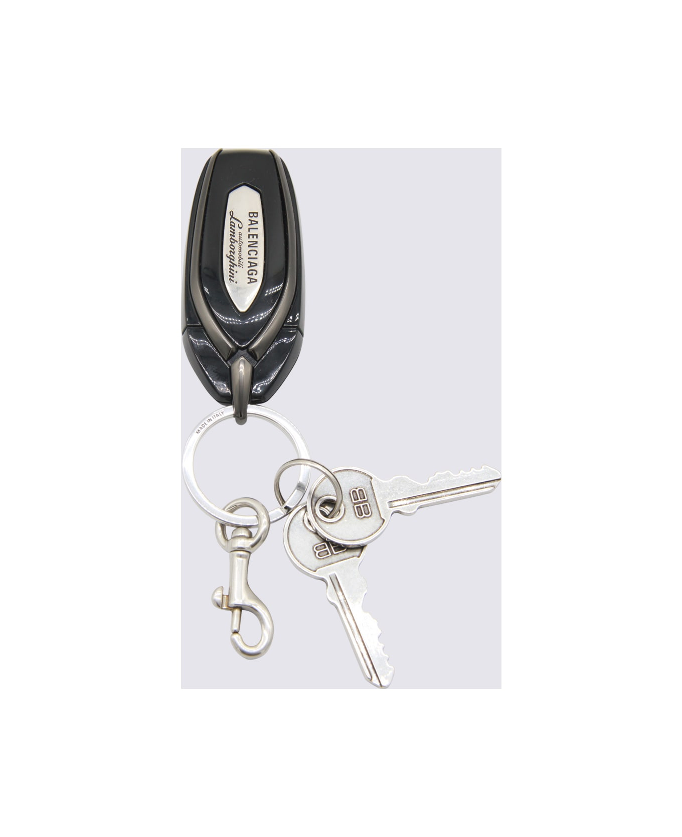 Silver Metal Lamborghini Key Ring - 2
