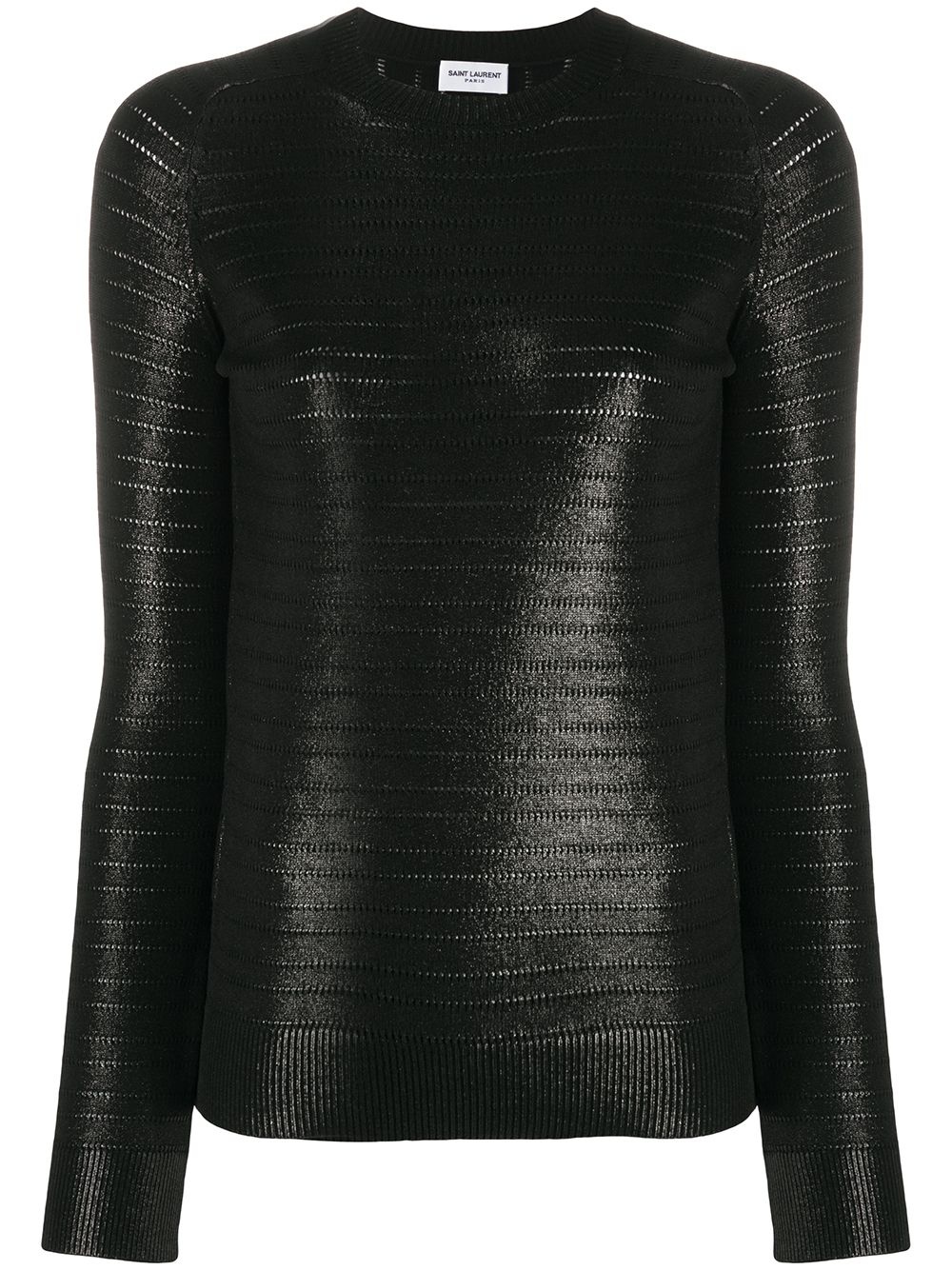 lamé-effect knitted jumper - 1