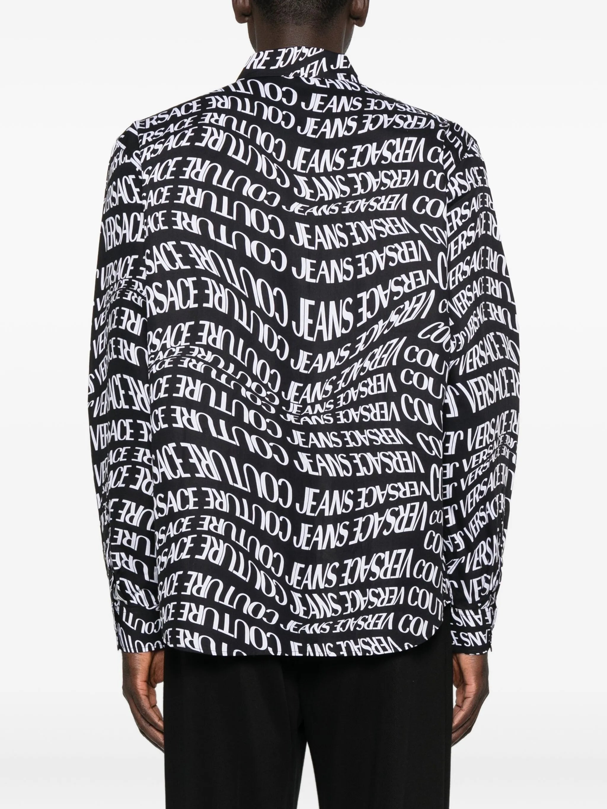 Versace Jeans Couture Logo-print Long-sleeves Shirt - 4