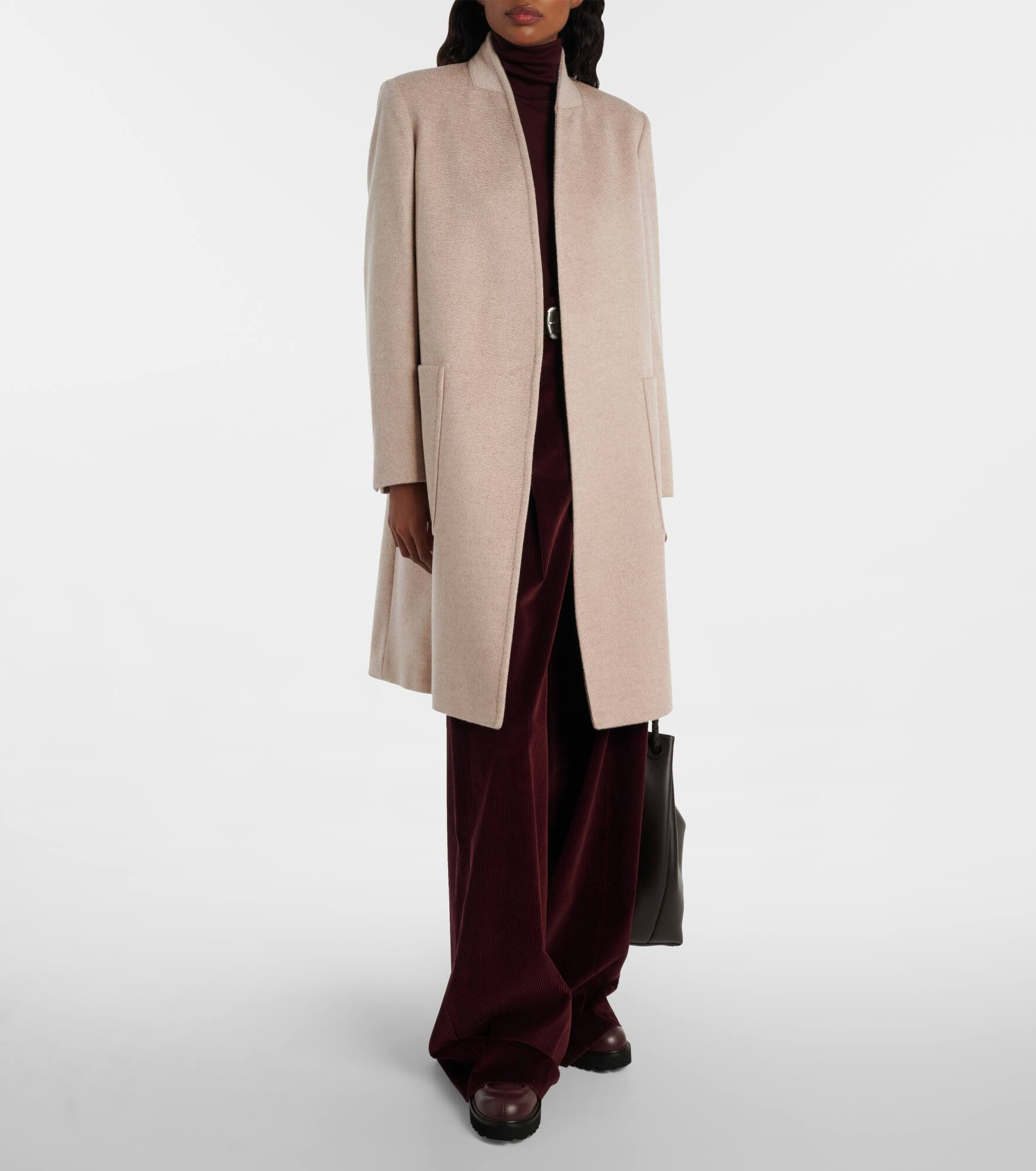 Elenia cashmere wrap coat - 2