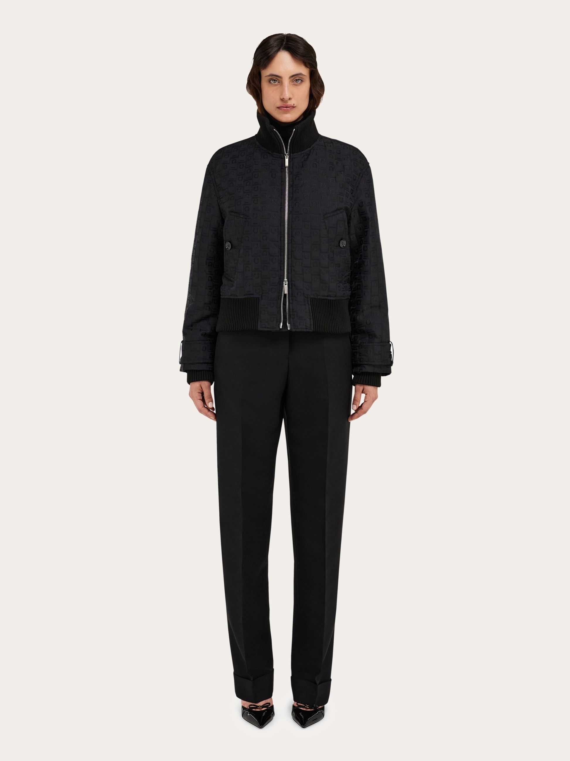 Ferragamo Monogram nylon blouson - 8
