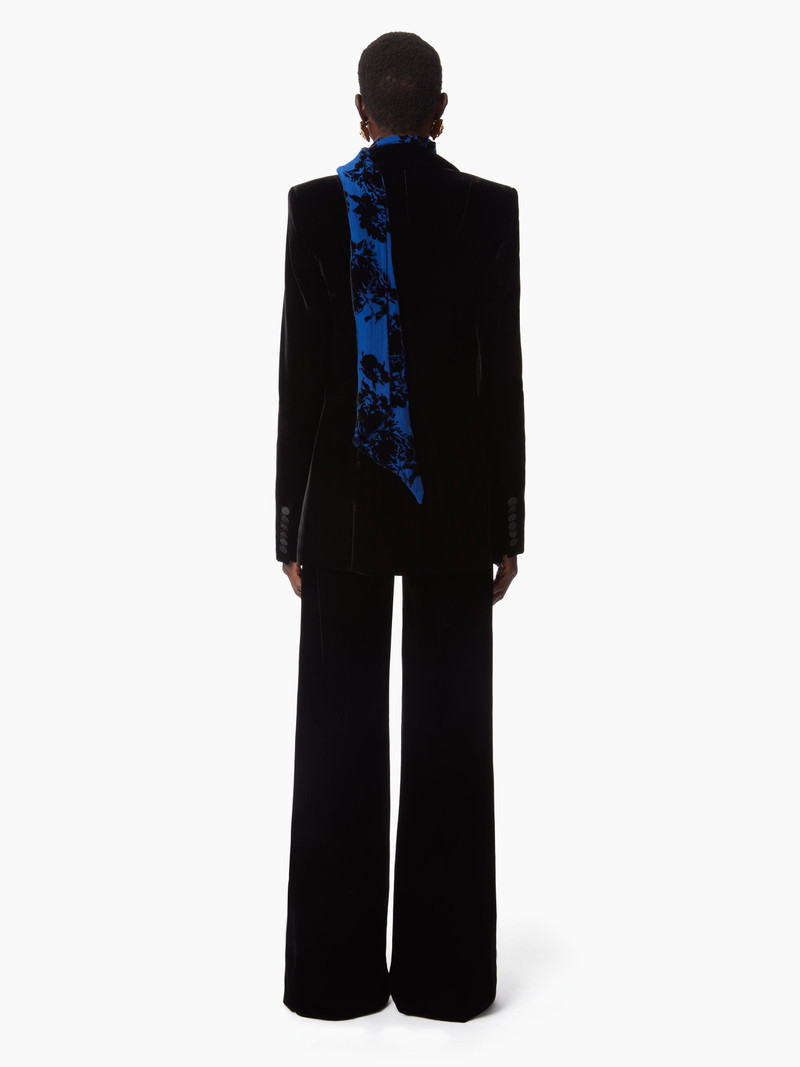 DOUBLE-BREASTED BLAZER IN VELVET 4