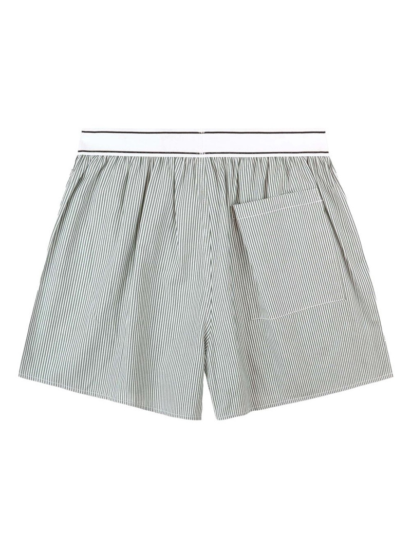 Sporty & Rich striped waistband shorts outlook