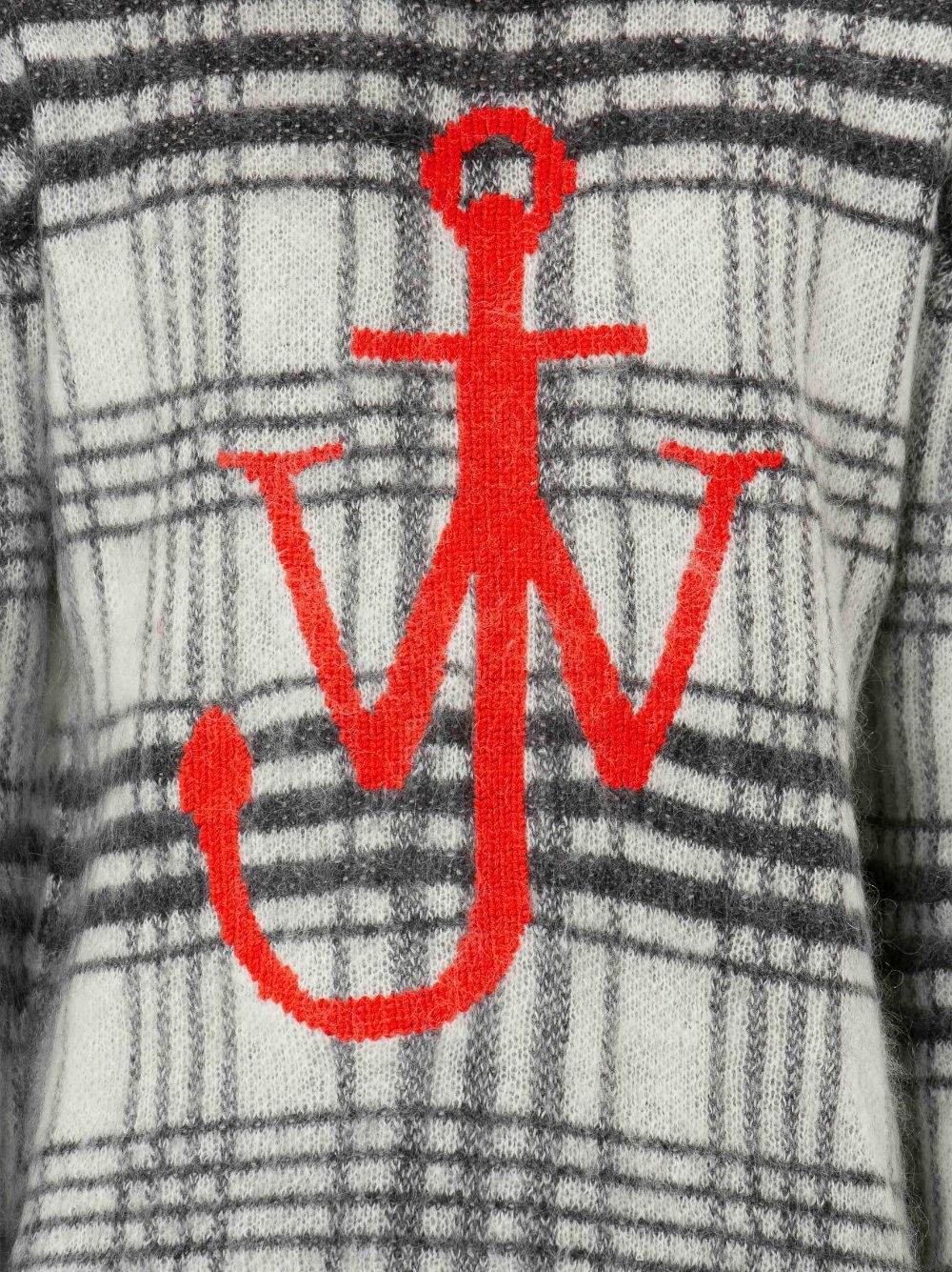 TARTAN CHECK CREWNECK JUMPER - 7