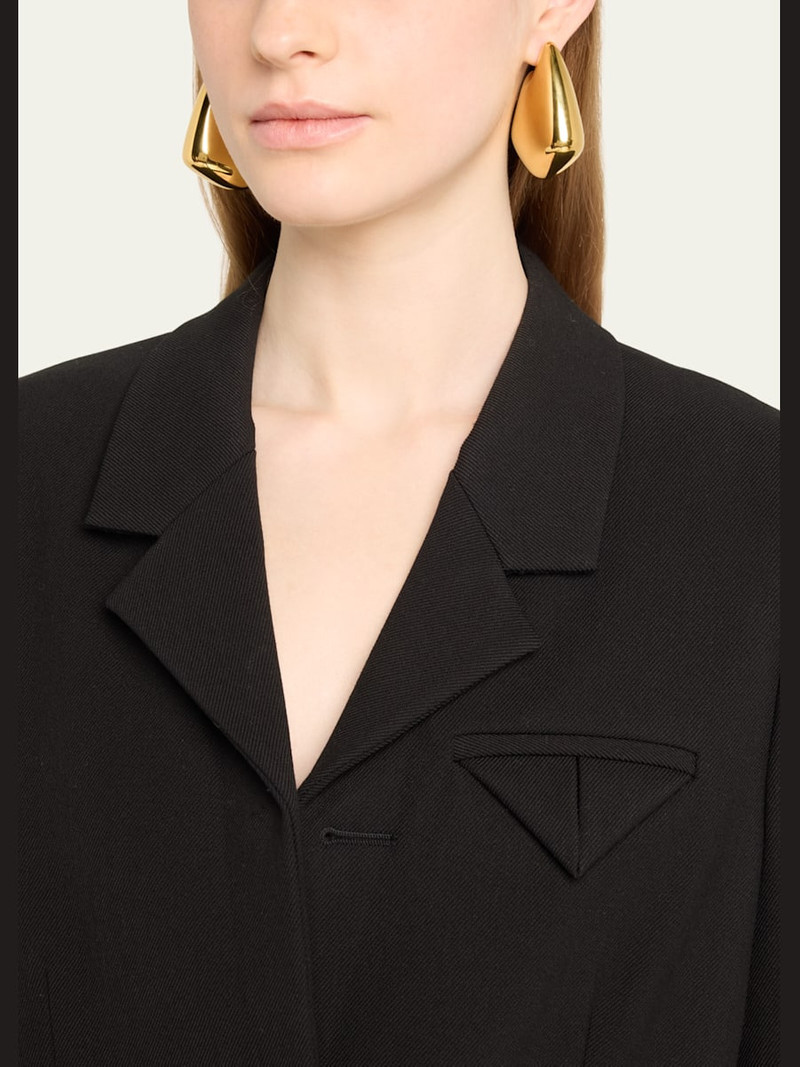 Bottega Veneta Large Fin Earrings outlook