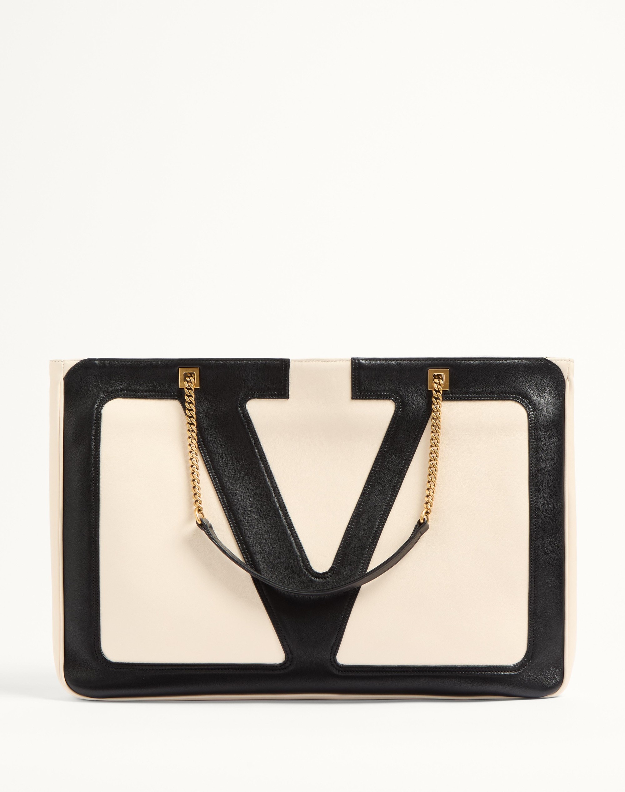 VALENTINO GARAVANI VIVA SUPERSTAR NAPPA LEATHER SHOPPER - 1