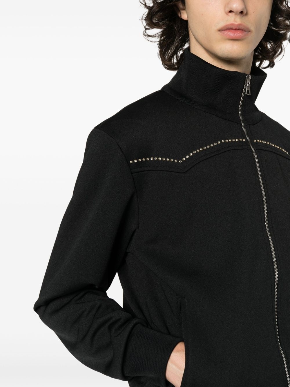 logo-embellished track jacket - 5