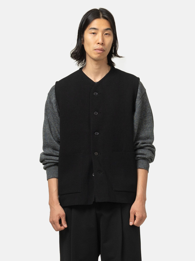 Milano Rib Vest Black 4