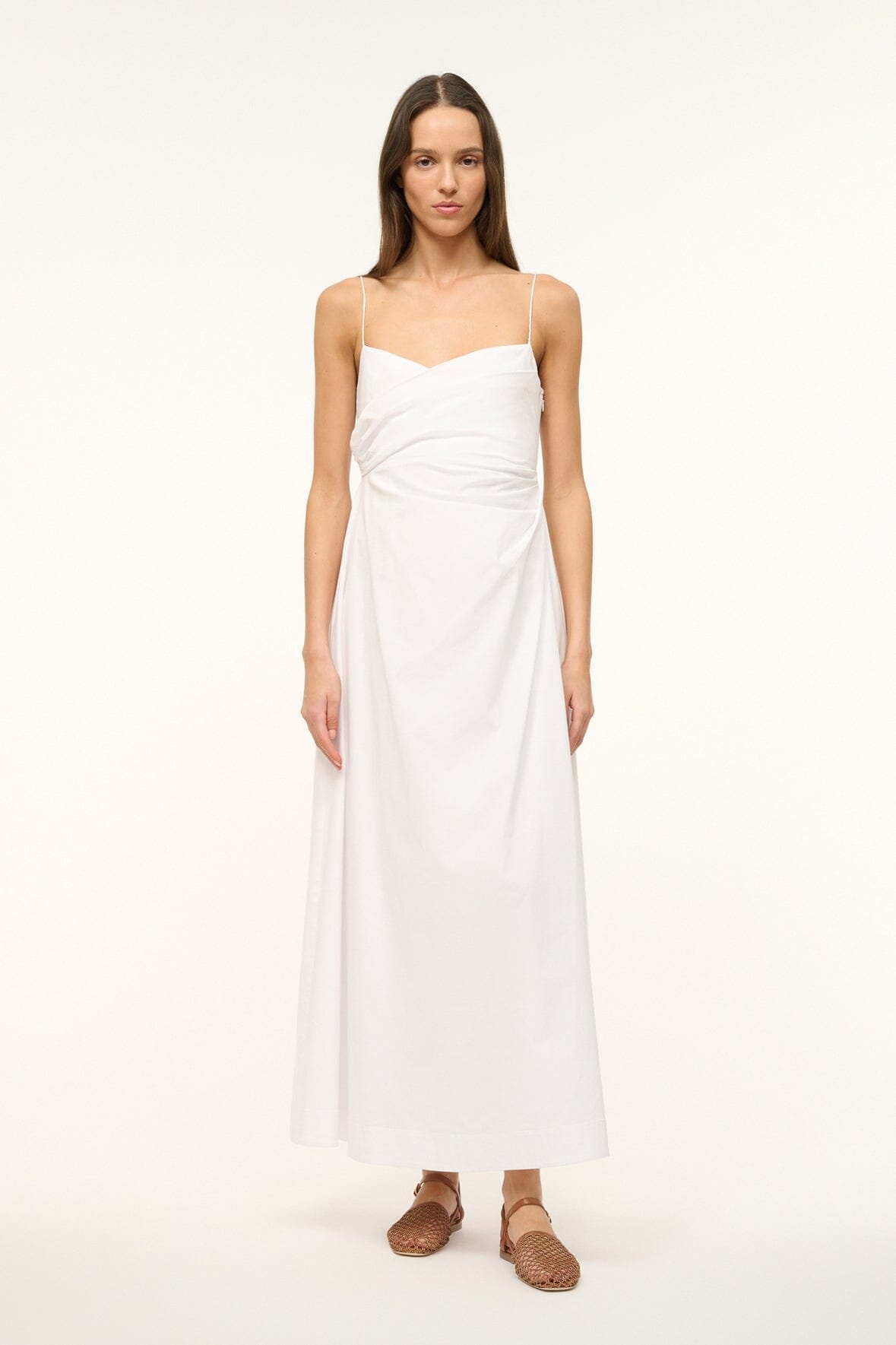 STAUD SARAH DRESS WHITE - 2