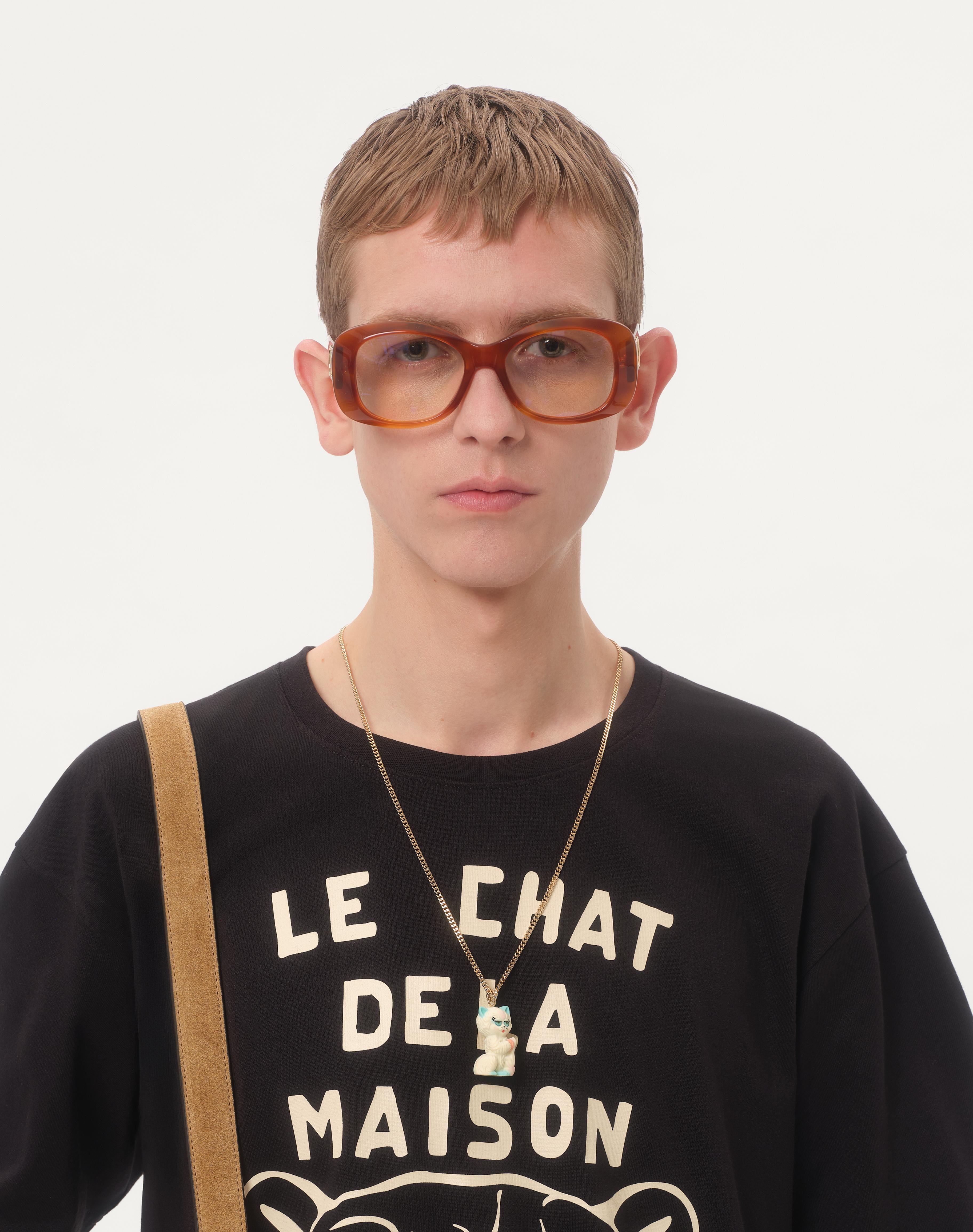 COTTON T-SHIRT WITH CHAT DE LA MAISON PRINT - 4
