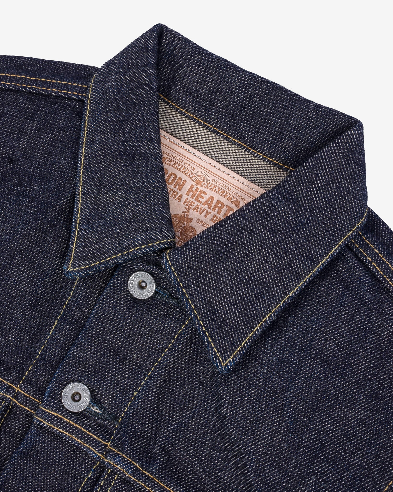IH-526PJ 21oz Selvedge Denim Modified Type III Jacket - Indigo - 7
