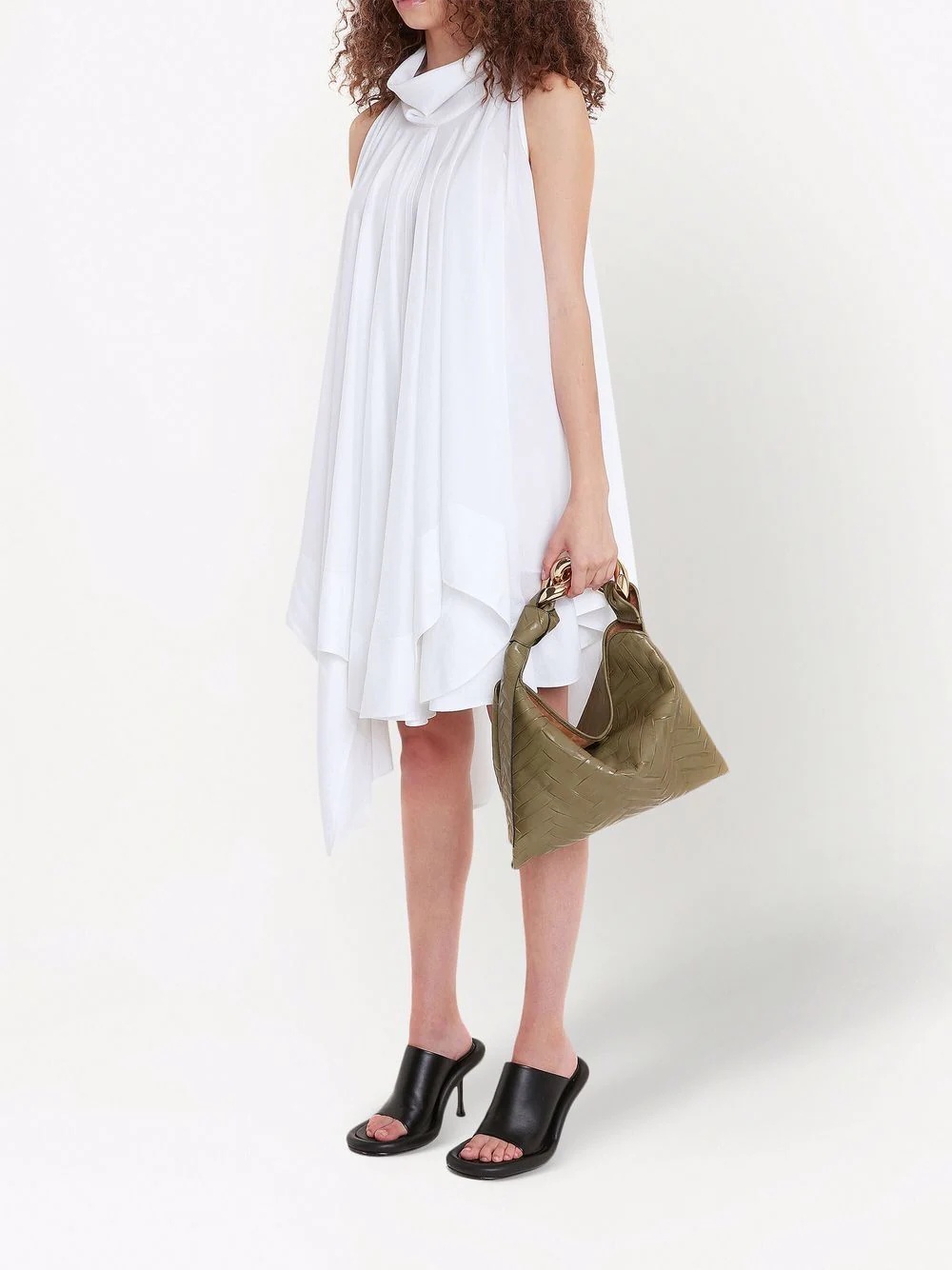 asymmetric hem dress - 3