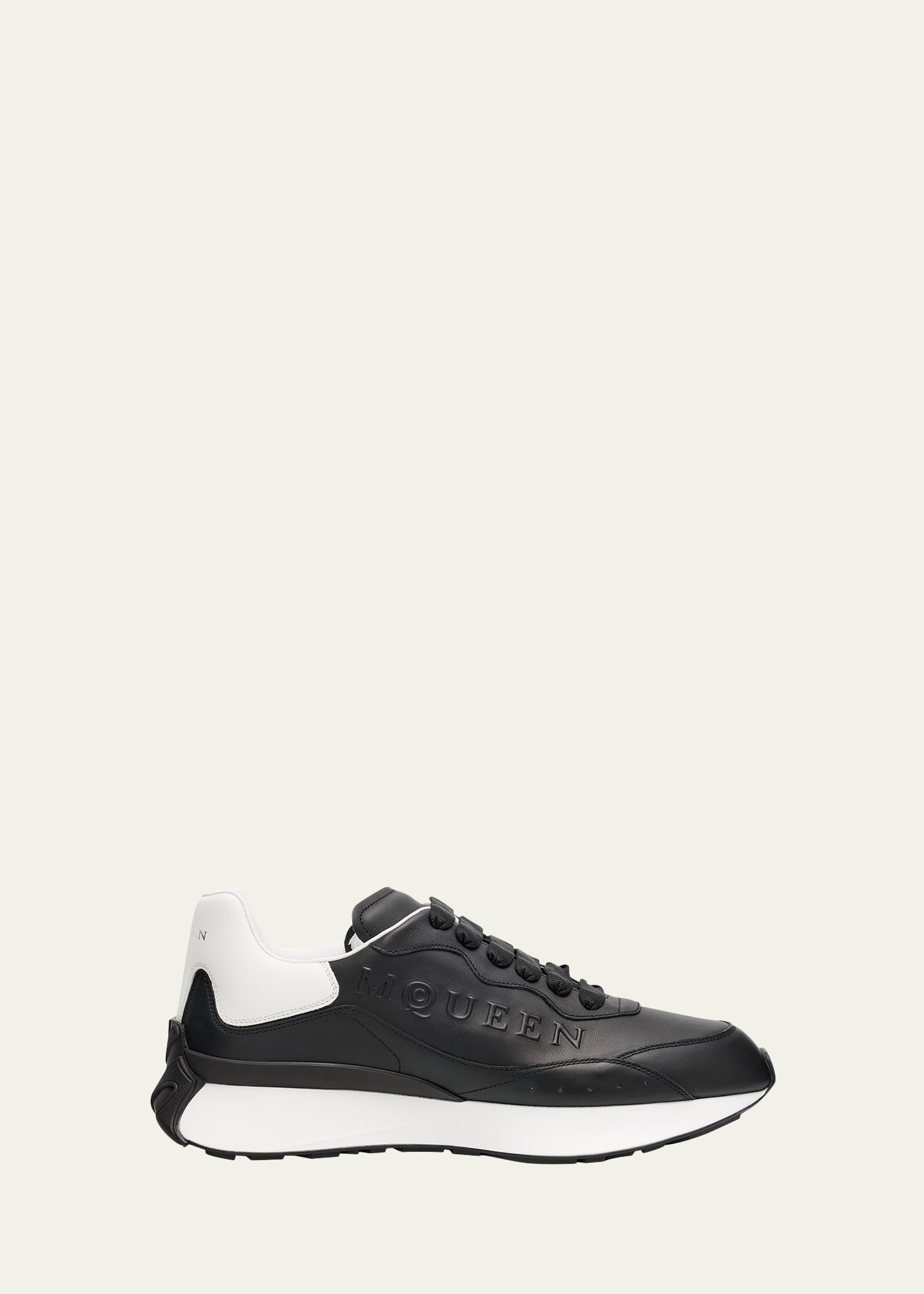 Men's Sprint Leather Runner Sneakers - 1