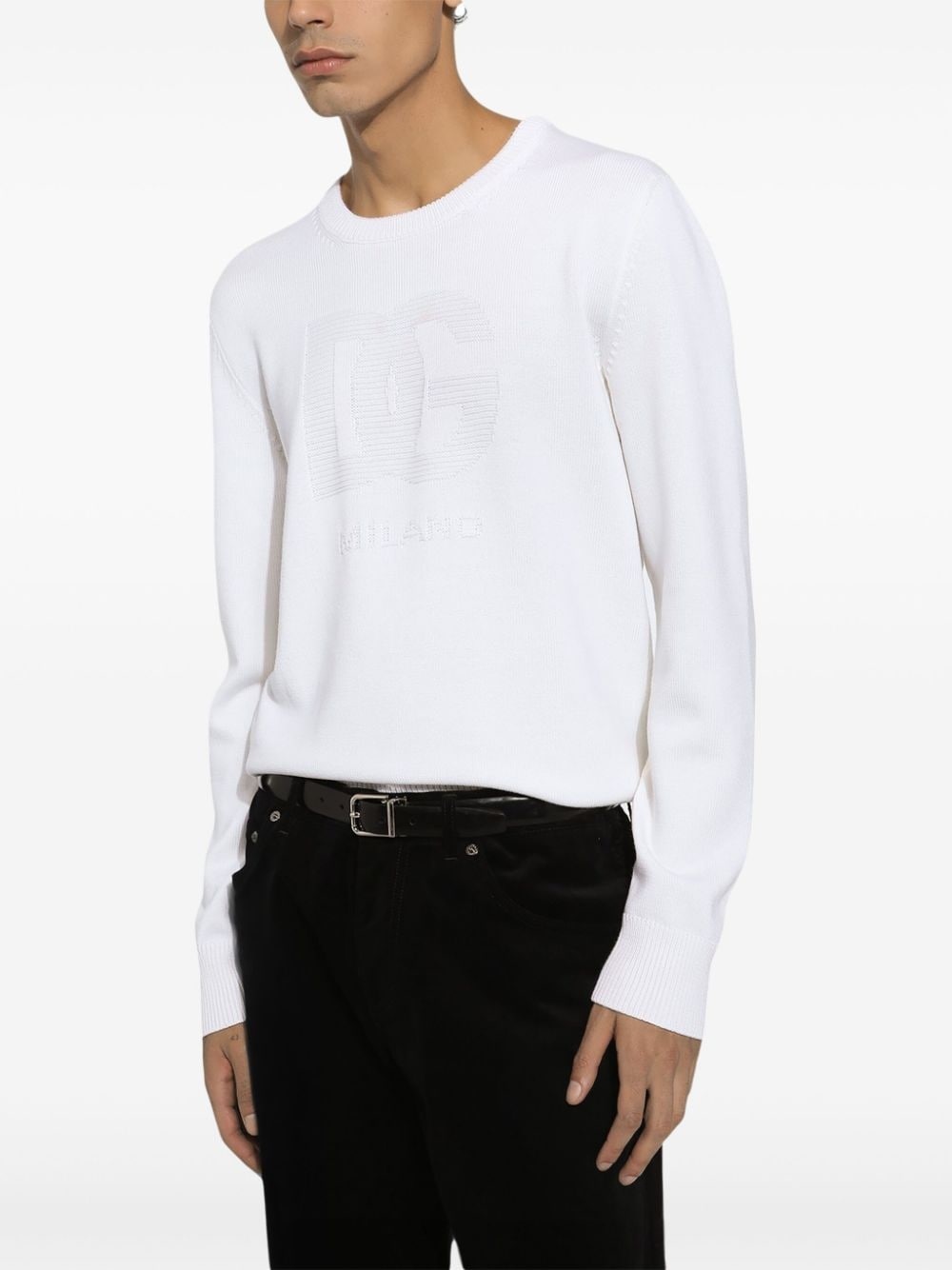 embossed logo T-shirt - 5