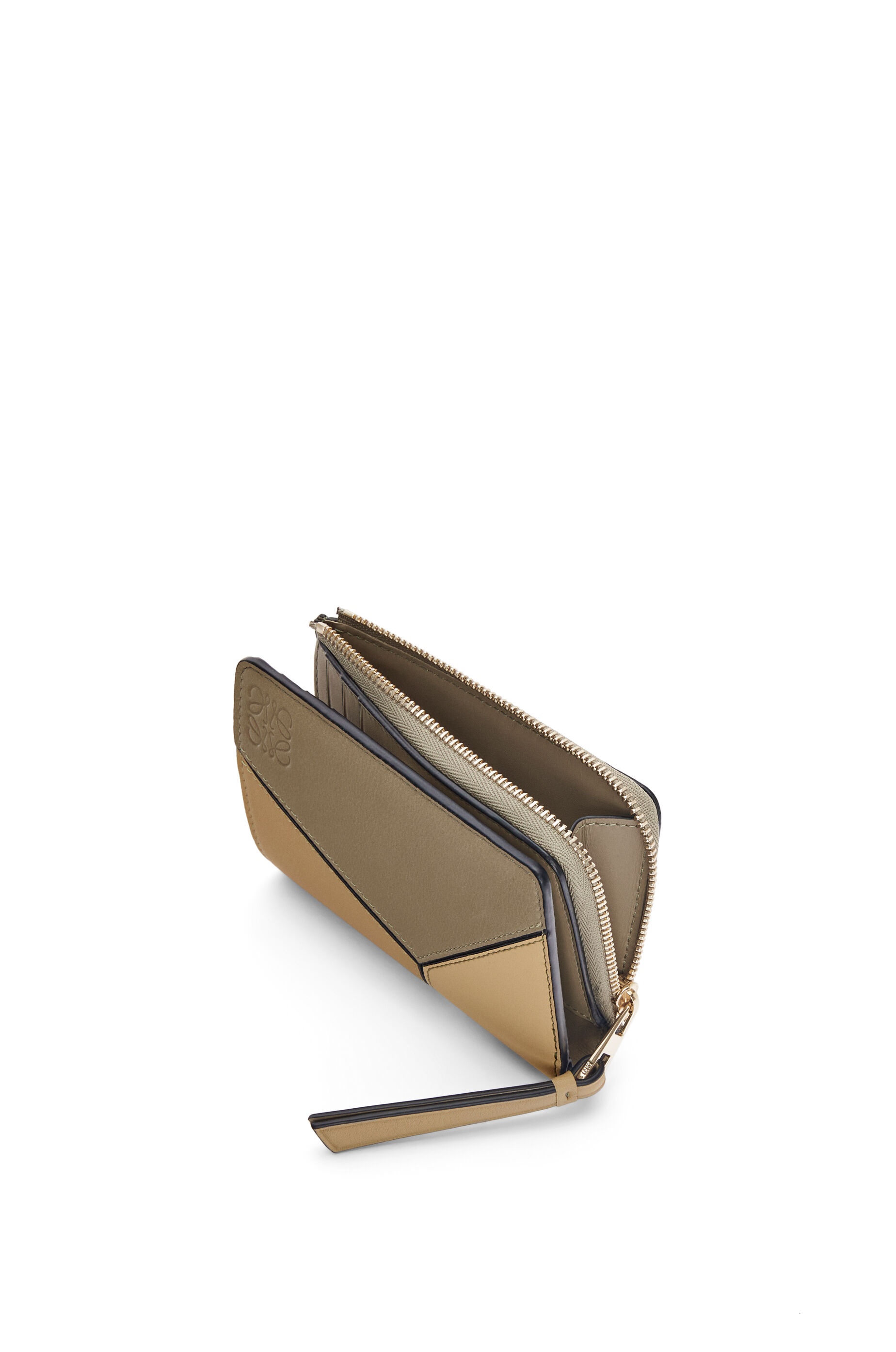 Puzzle slim bifold wallet in classic calf - 3