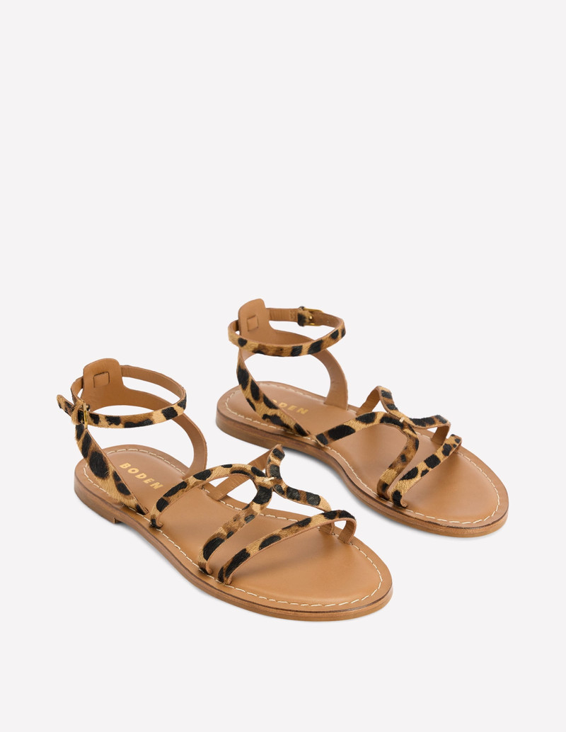Casual Flat Sandal-Leopard 3