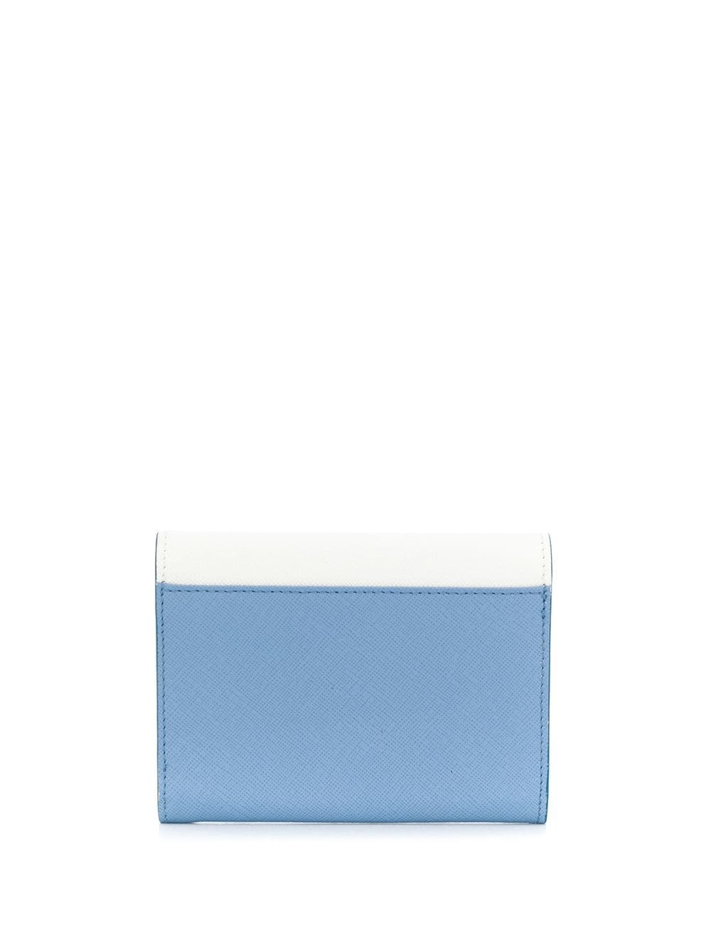 colour block compact wallet - 2