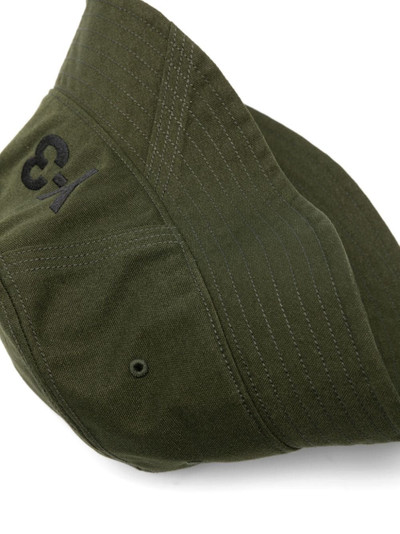 Y-3 logo-print decorative-stitching bucket hat outlook
