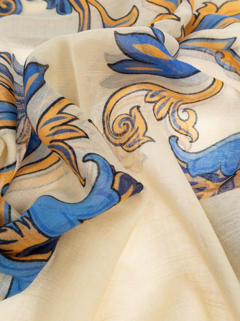 paisley-print scarf - 3