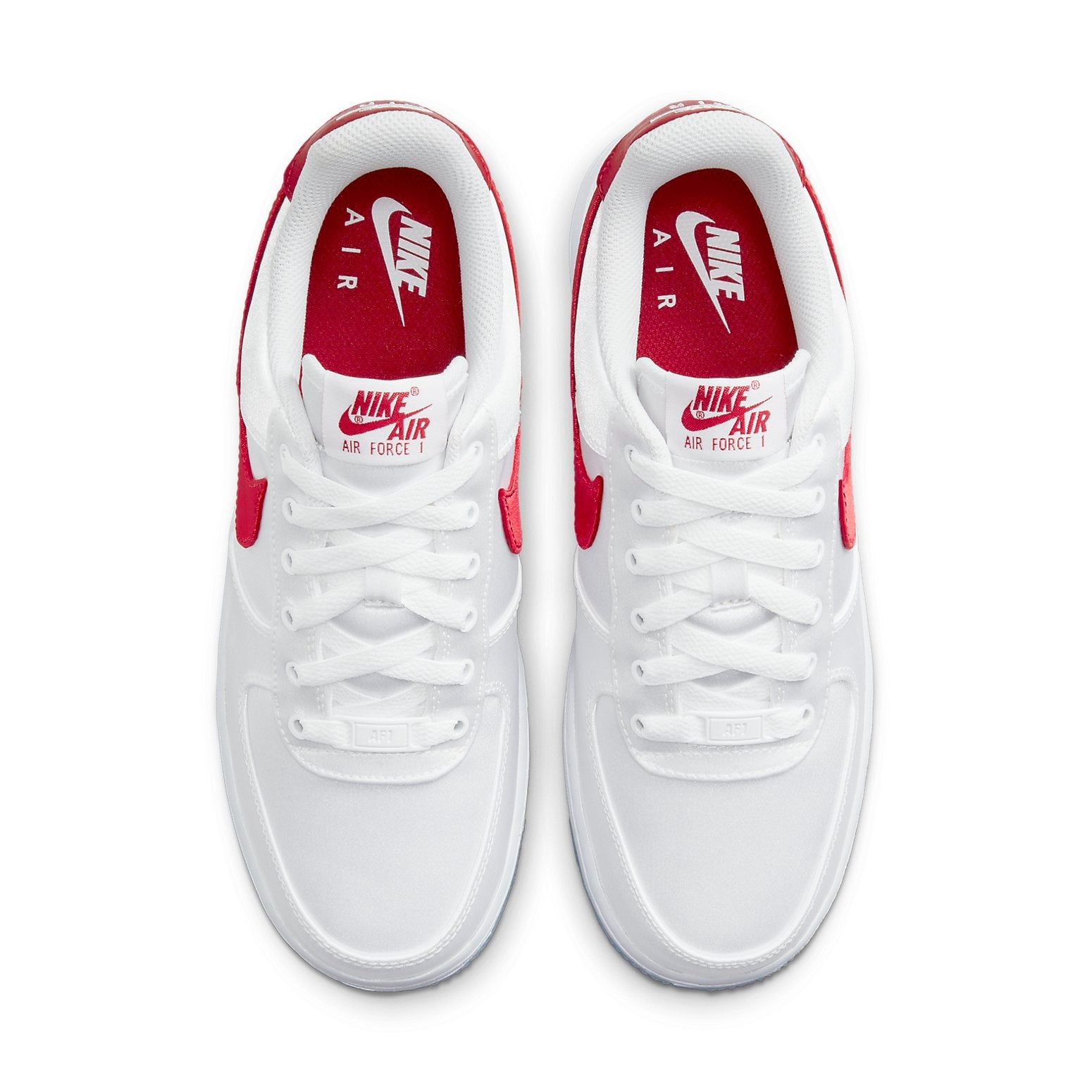 (WMNS) Nike Air Force 1 Low '07 'Satin White Varsity Red' DX6541-100 - 4