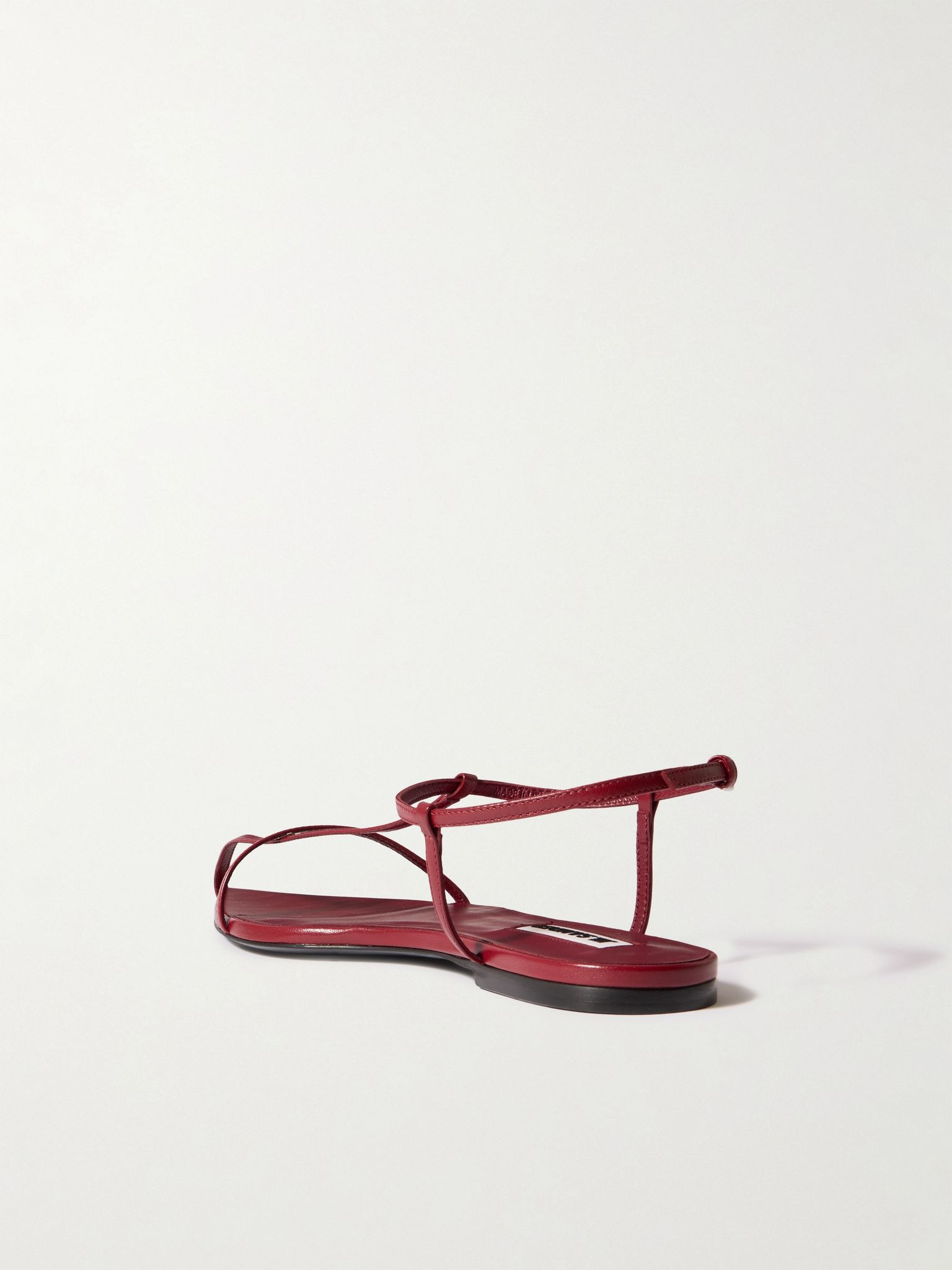 Leather sandals Red - 3